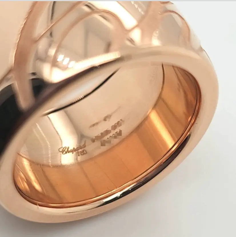 Pre-Owned Chopard Chopardissimo Ring | 18K Rose Gold | Size O Chloe's Jewellers