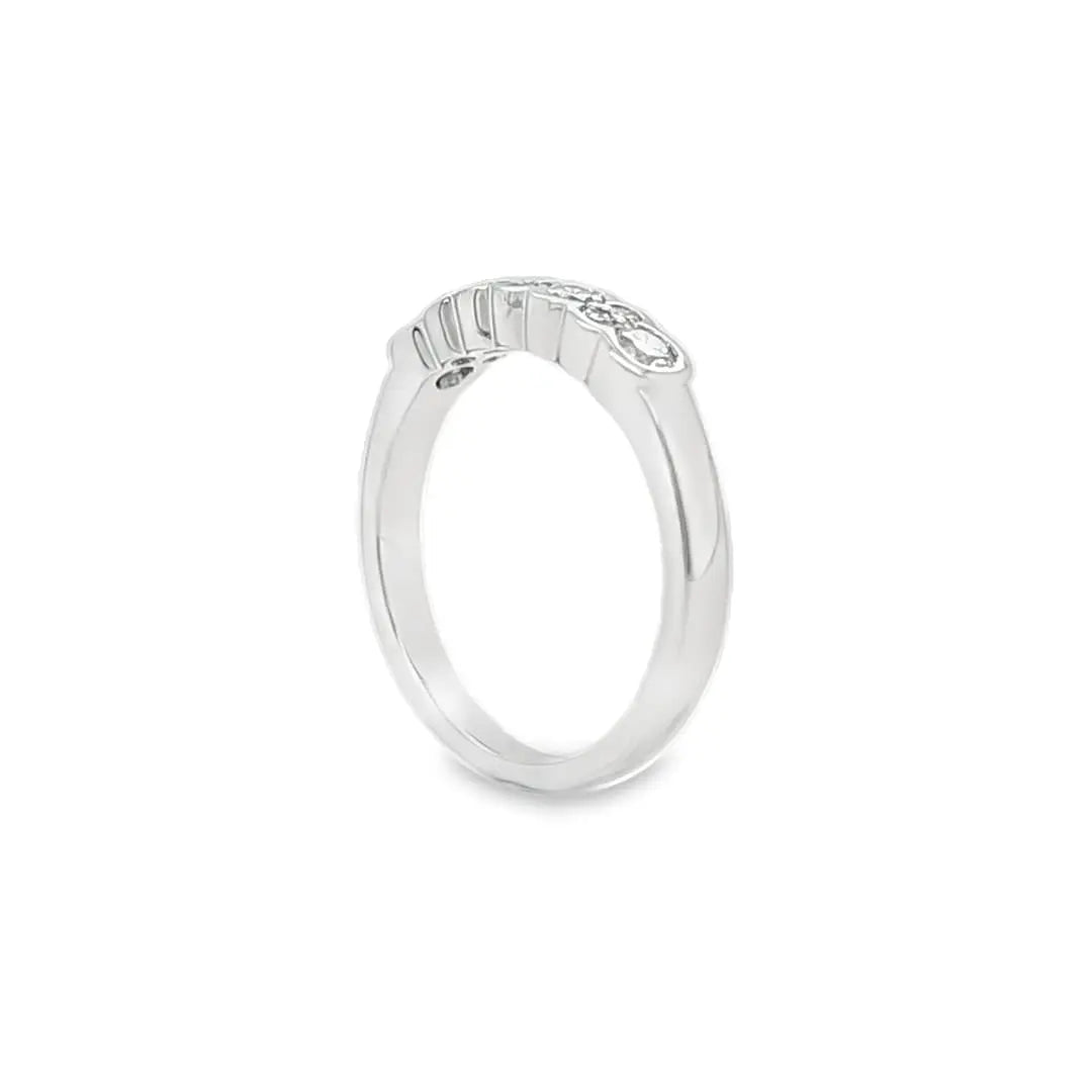 Semi Bezel Half Eternity Ring Chloe's Jewellers