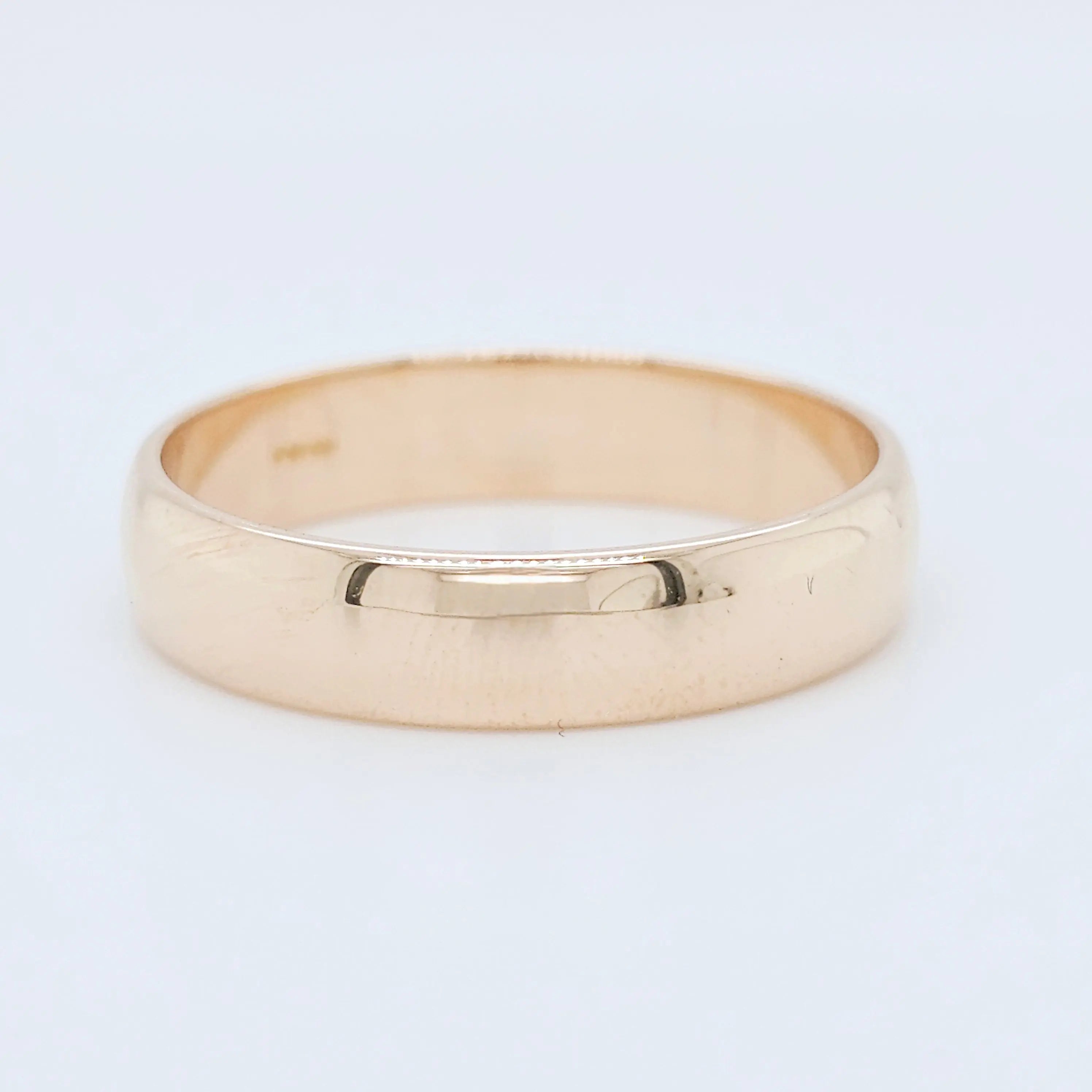 Male wedding bands | Best wedding rings | Men's gold band | Size - S | 5.00 mm Chloe's Jewellers