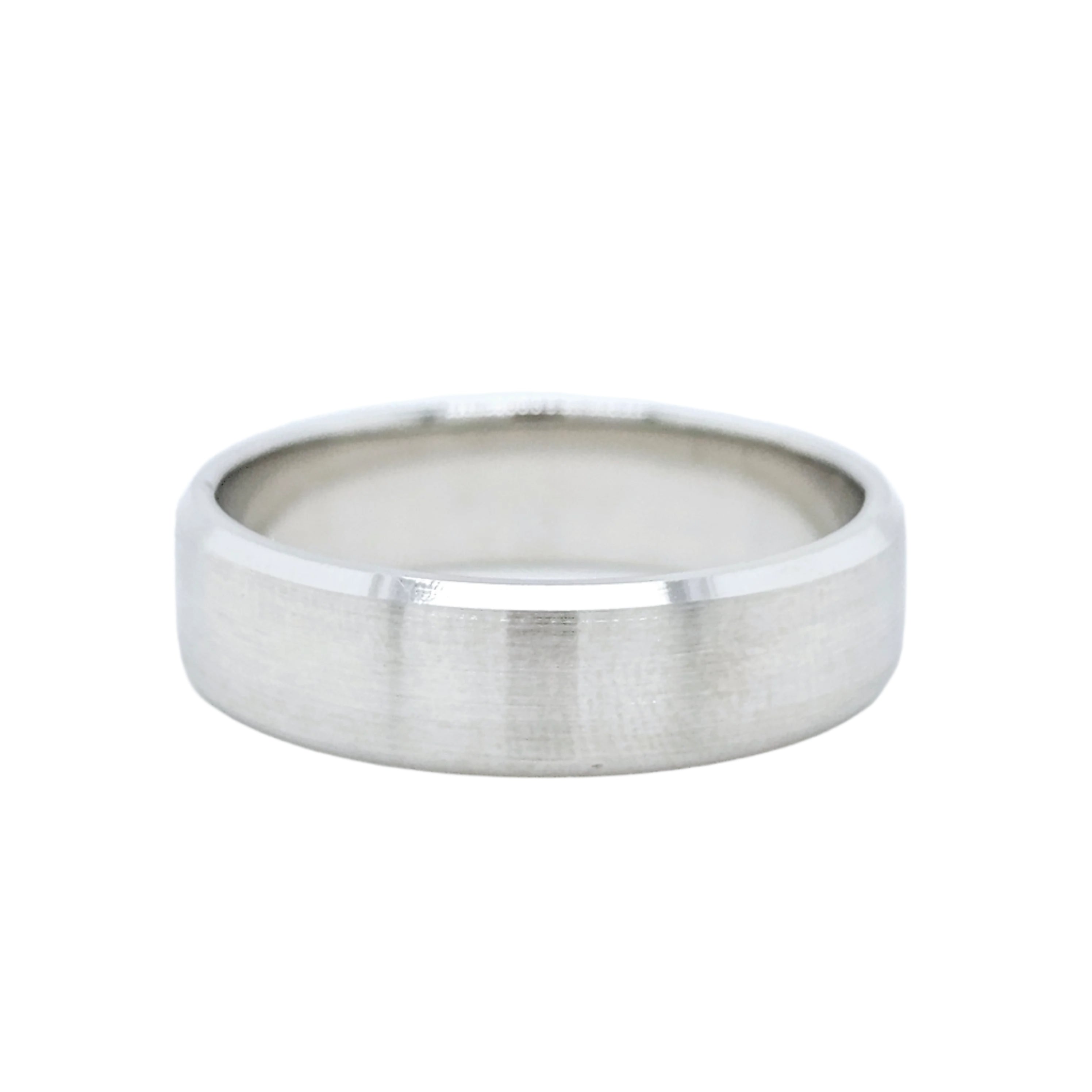 Men's wedding band | Platinum wedding bands | Size - U | 6.00 mm Chloe's Jewellers