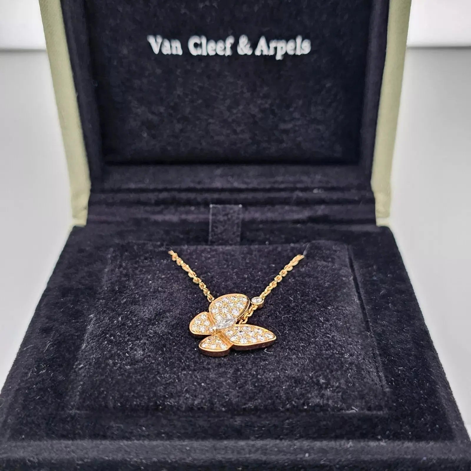 Van Cleef & Arpels Two Butterfly Necklace Chloe's Jewellers