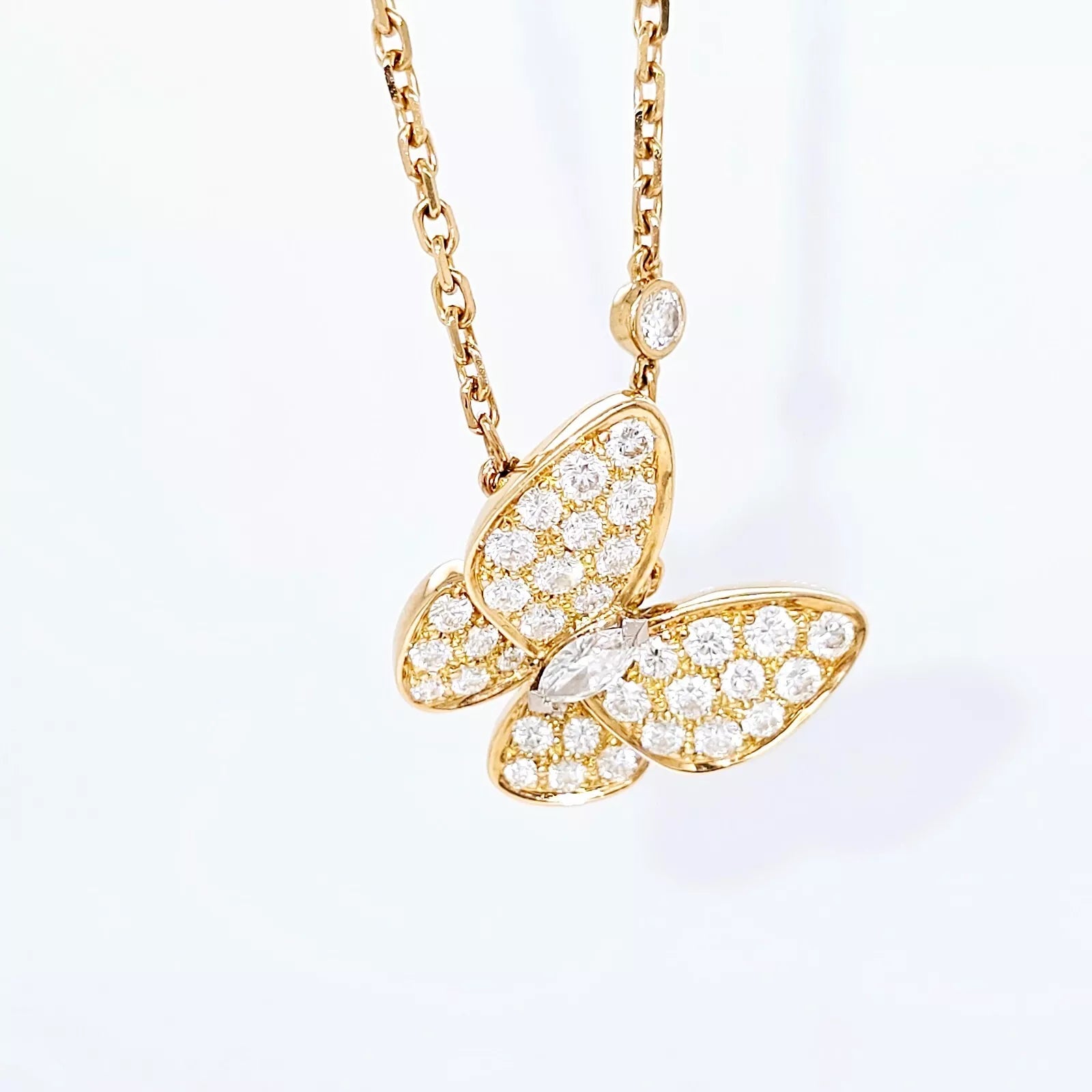 Van Cleef & Arpels Two Butterfly Necklace