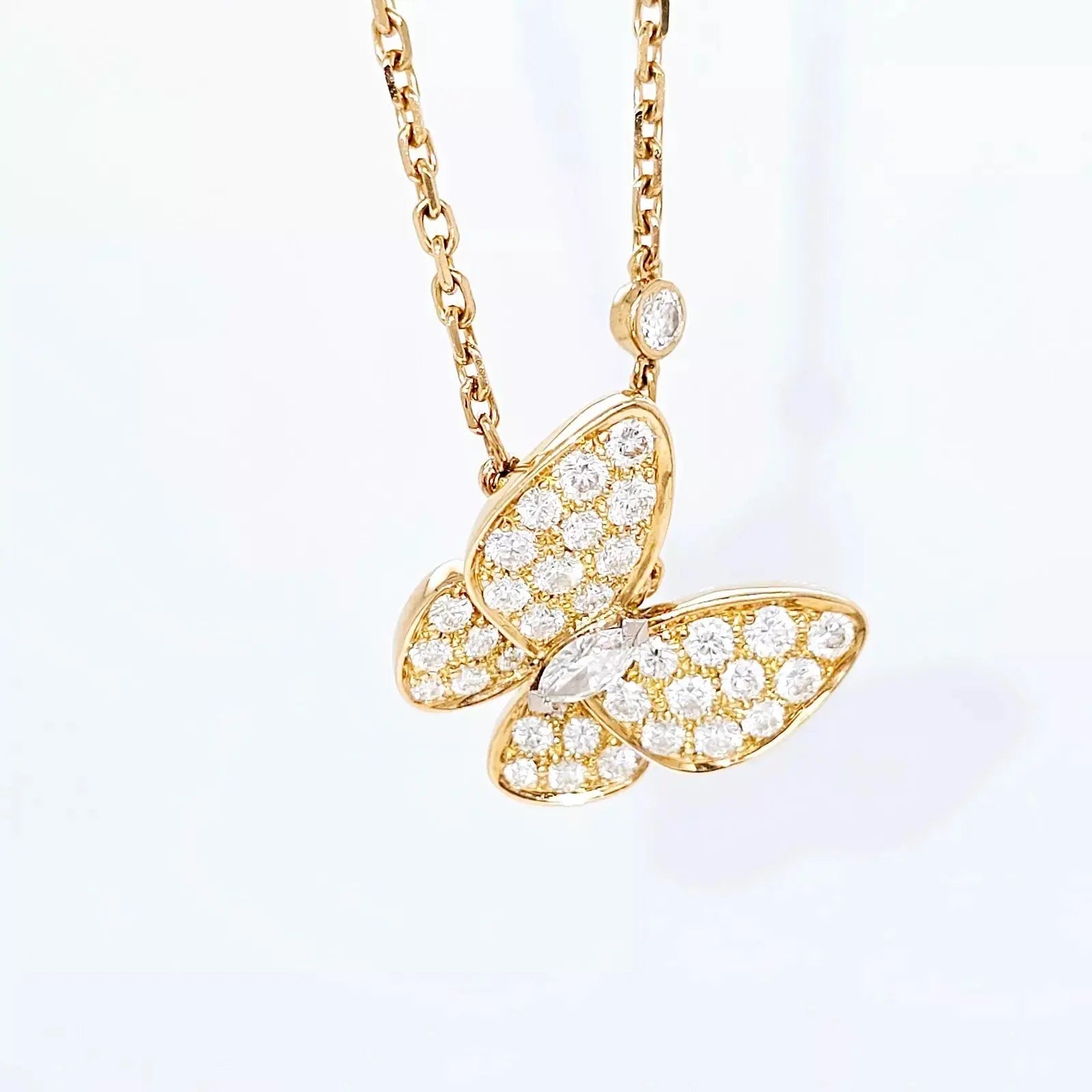 Van Cleef & Arpels Two Butterfly Necklace Chloe's Jewellers