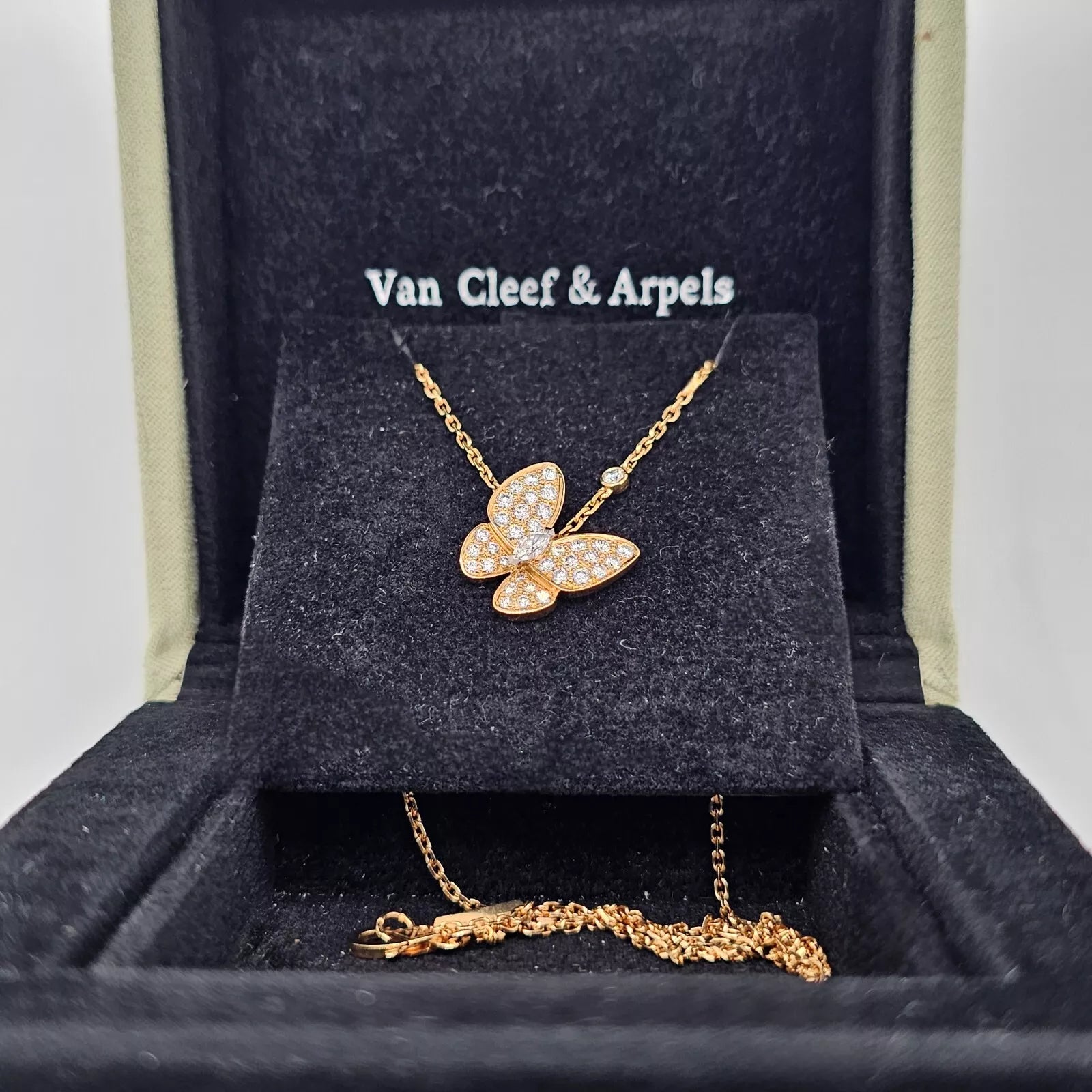 Van Cleef & Arpels Two Butterfly Necklace