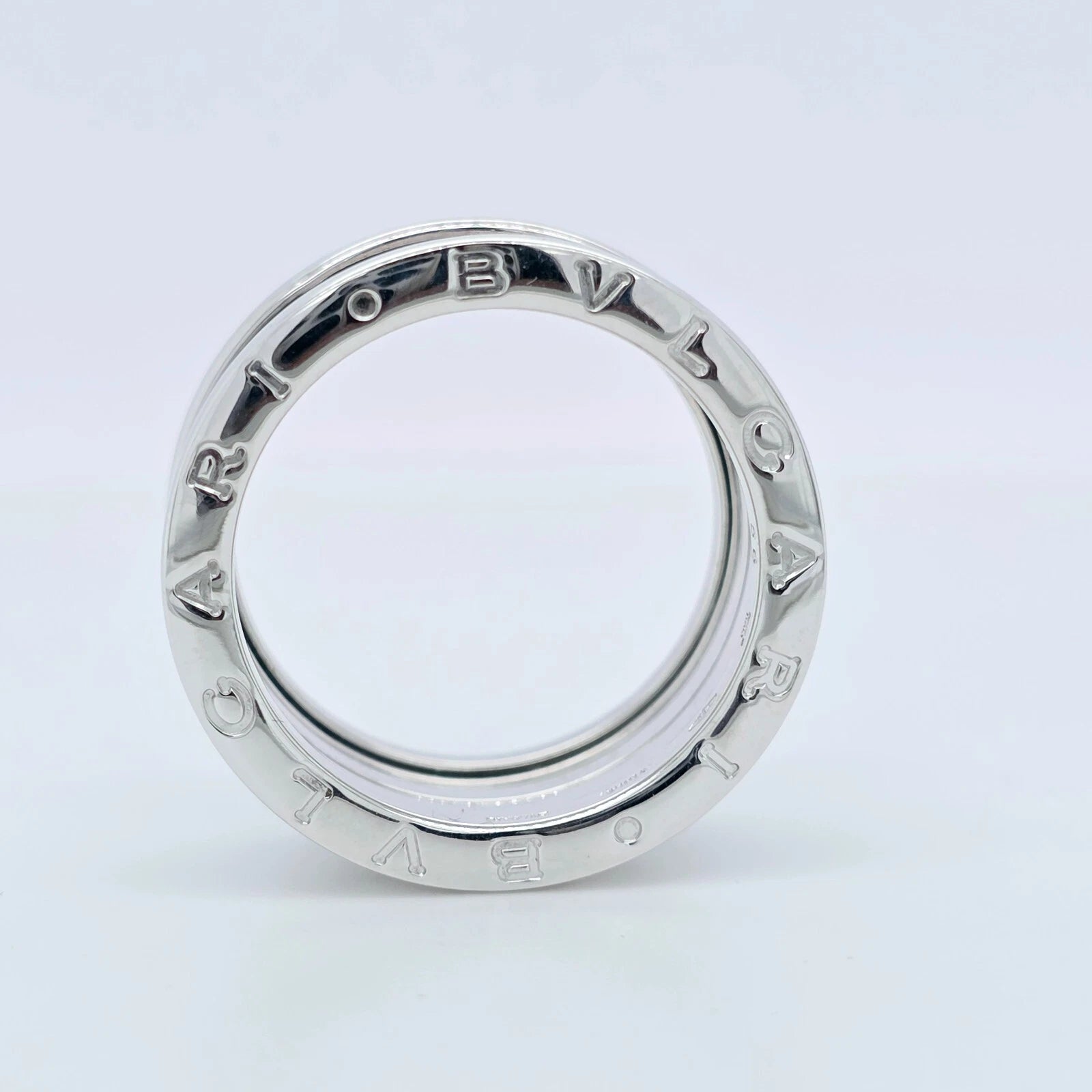 Bvlgari B.zero1 Five-Band Ring, 18ct White Gold, Size 56 Chloe's Jewellers