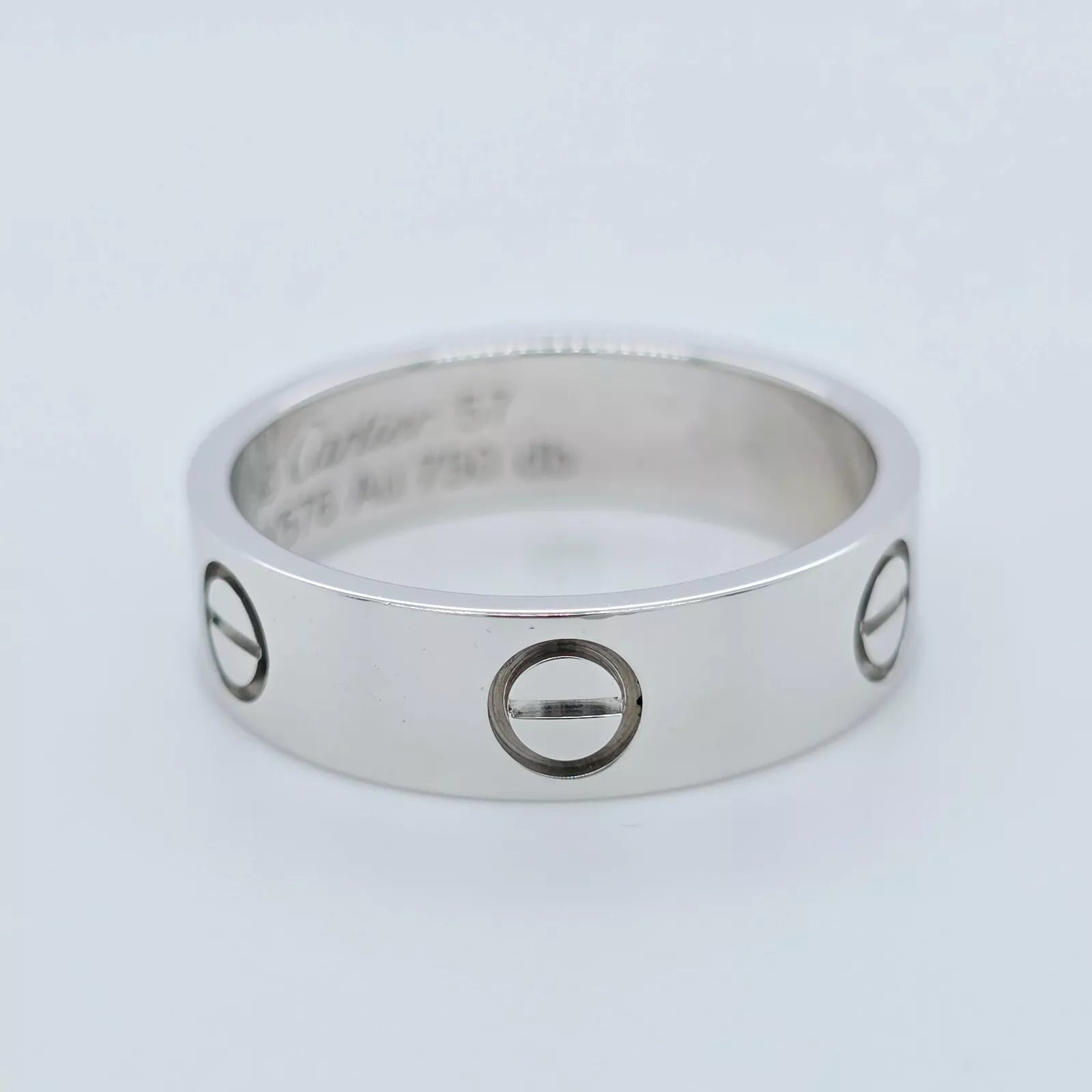 Cartier Love Ring, 18ct White Gold, Size 57