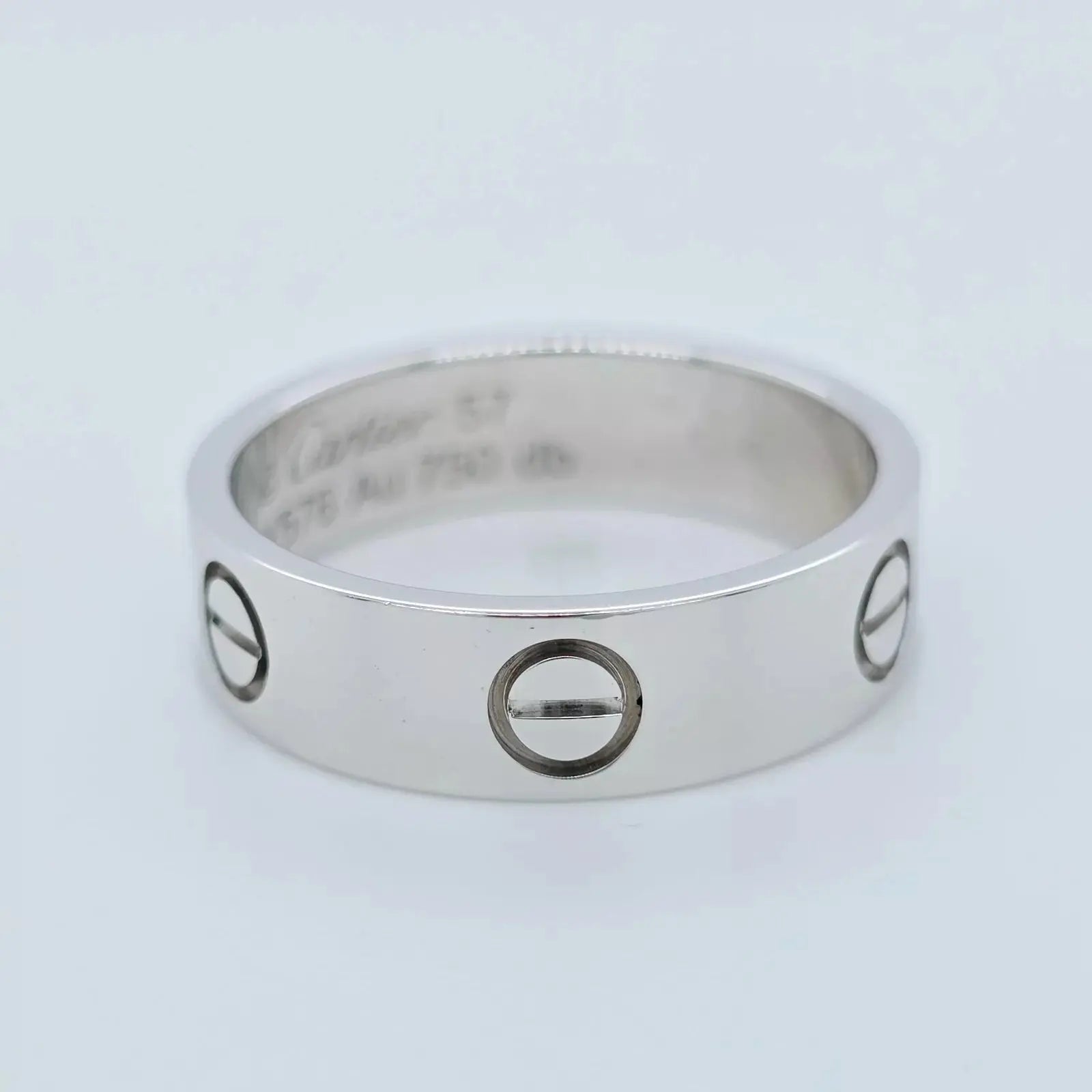 Cartier Love Ring, 18ct White Gold, Size 57 Chloe's Jewellers