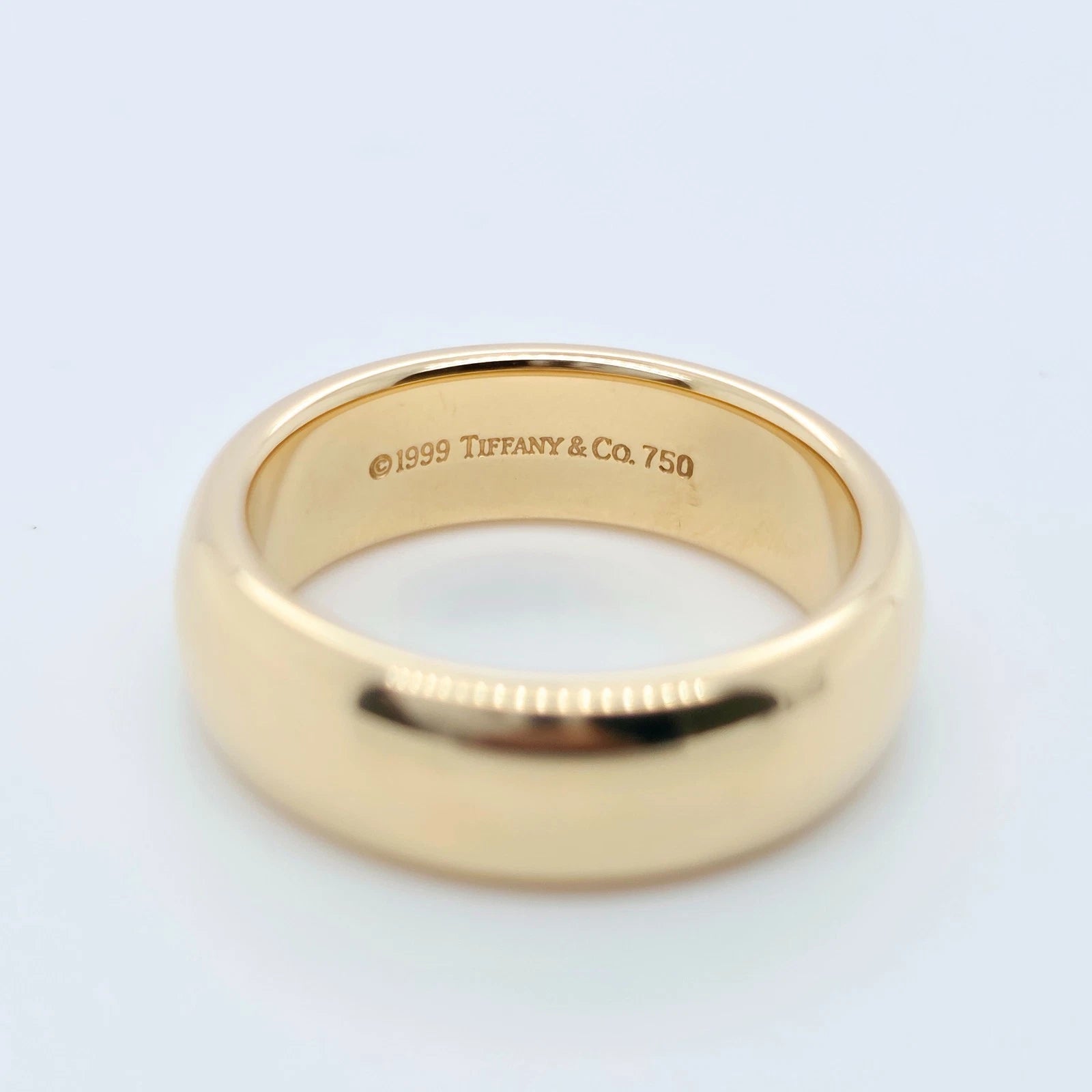Tiffany & Co. Wedding Band, 18ct Yellow Gold, 5.8mm Width, Size K Chloe's Jewellers