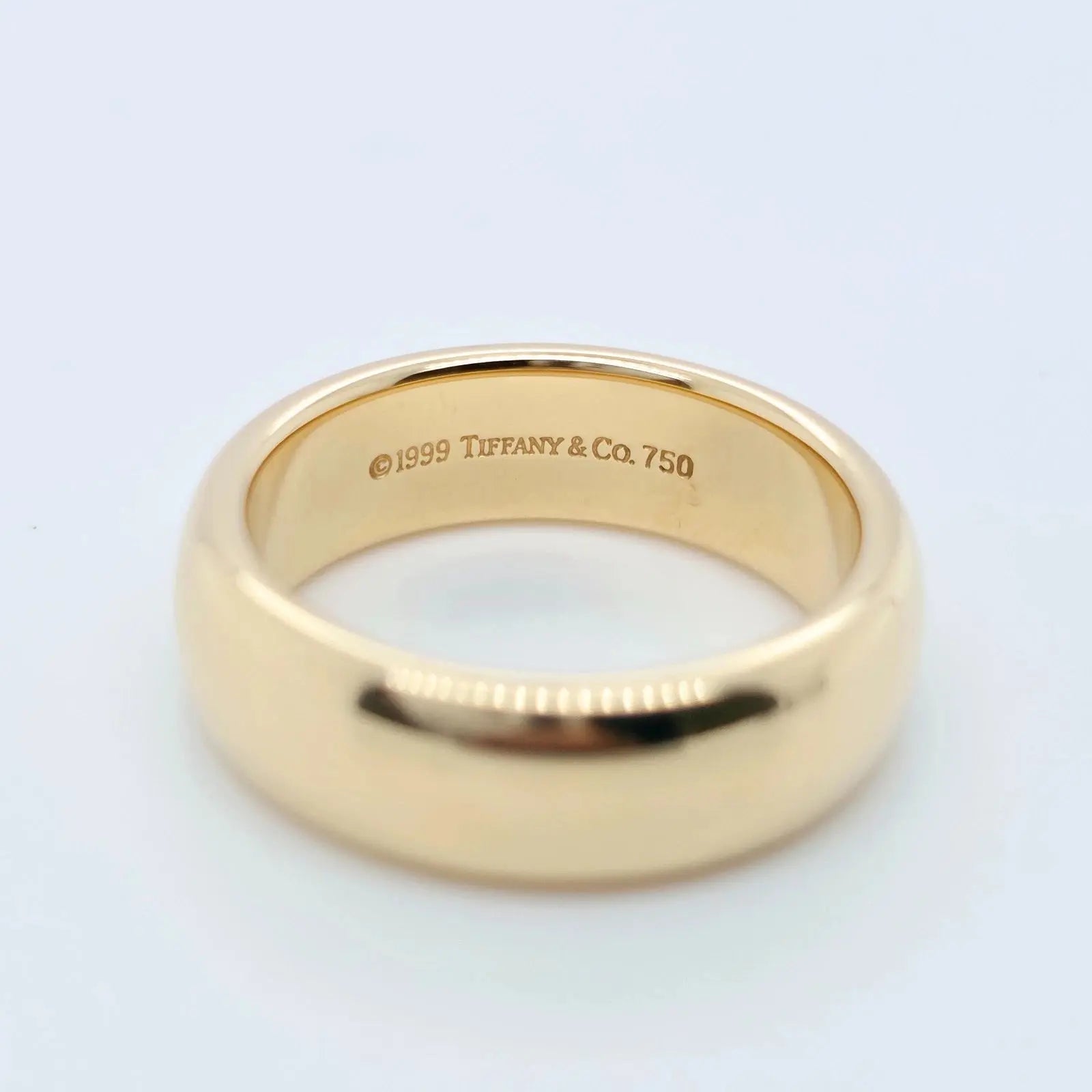 Tiffany & Co. Wedding Band, 18ct Yellow Gold, 5.8mm Width, Size K Chloe's Jewellers