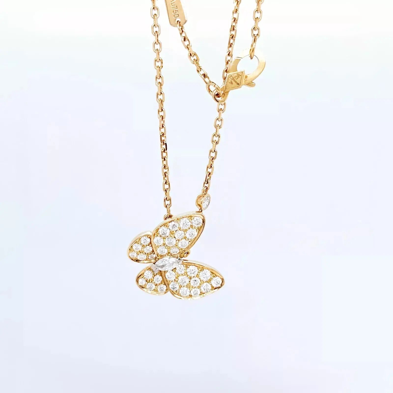Van Cleef & Arpels Two Butterfly Necklace Chloe's Jewellers