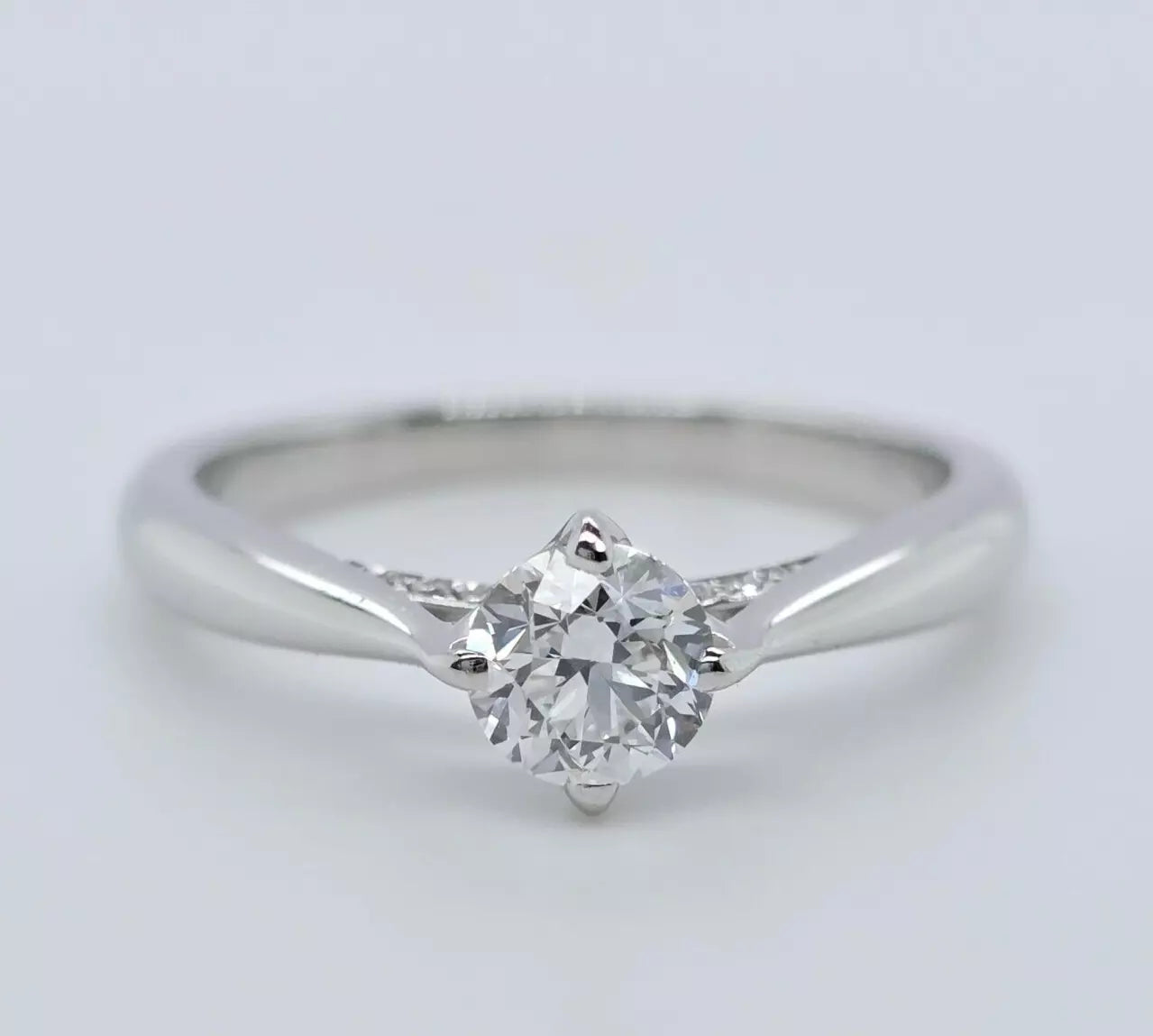 Boodles Brilliance Platinum Diamond Engagement Ring, 0.40ct Diamond, Size M