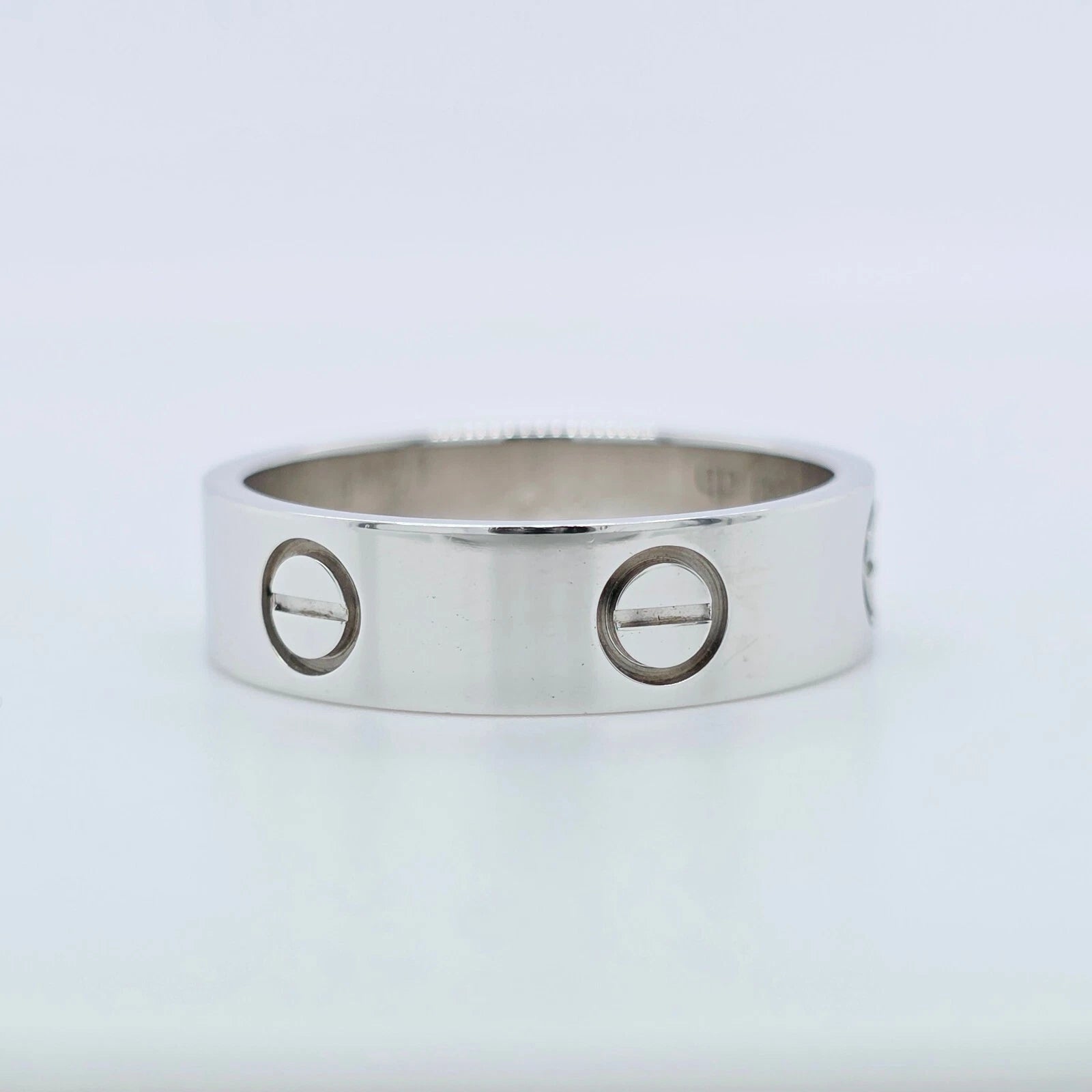 Cartier Love Ring, 18ct White Gold, Size 57 Chloe's Jewellers