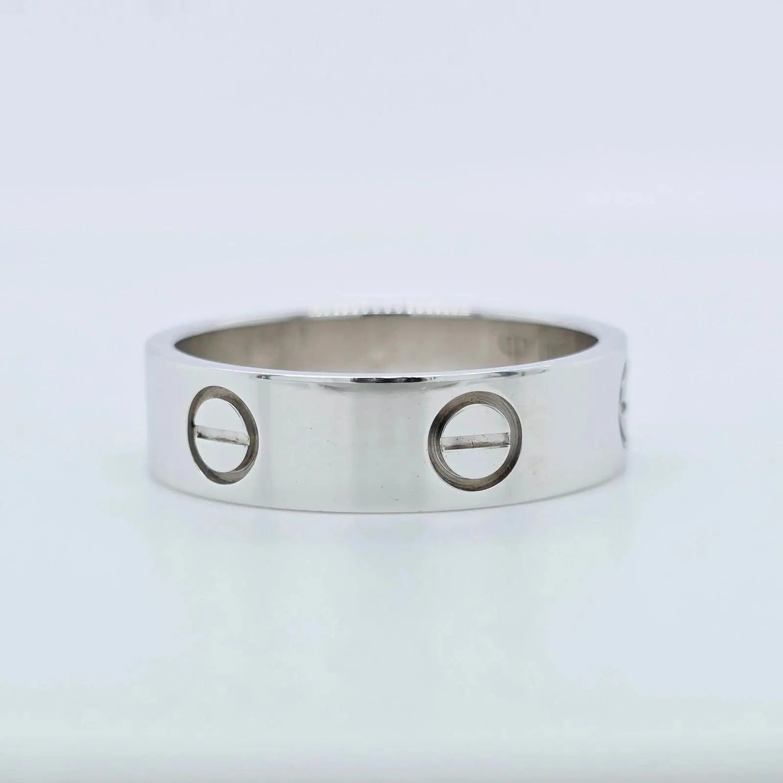 Cartier Love Ring, 18ct White Gold, Size 57 Chloe's Jewellers