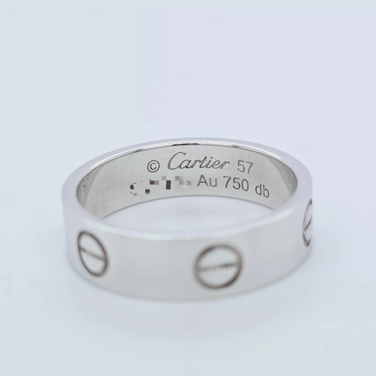 Cartier Love Ring, 18ct White Gold, Size 57