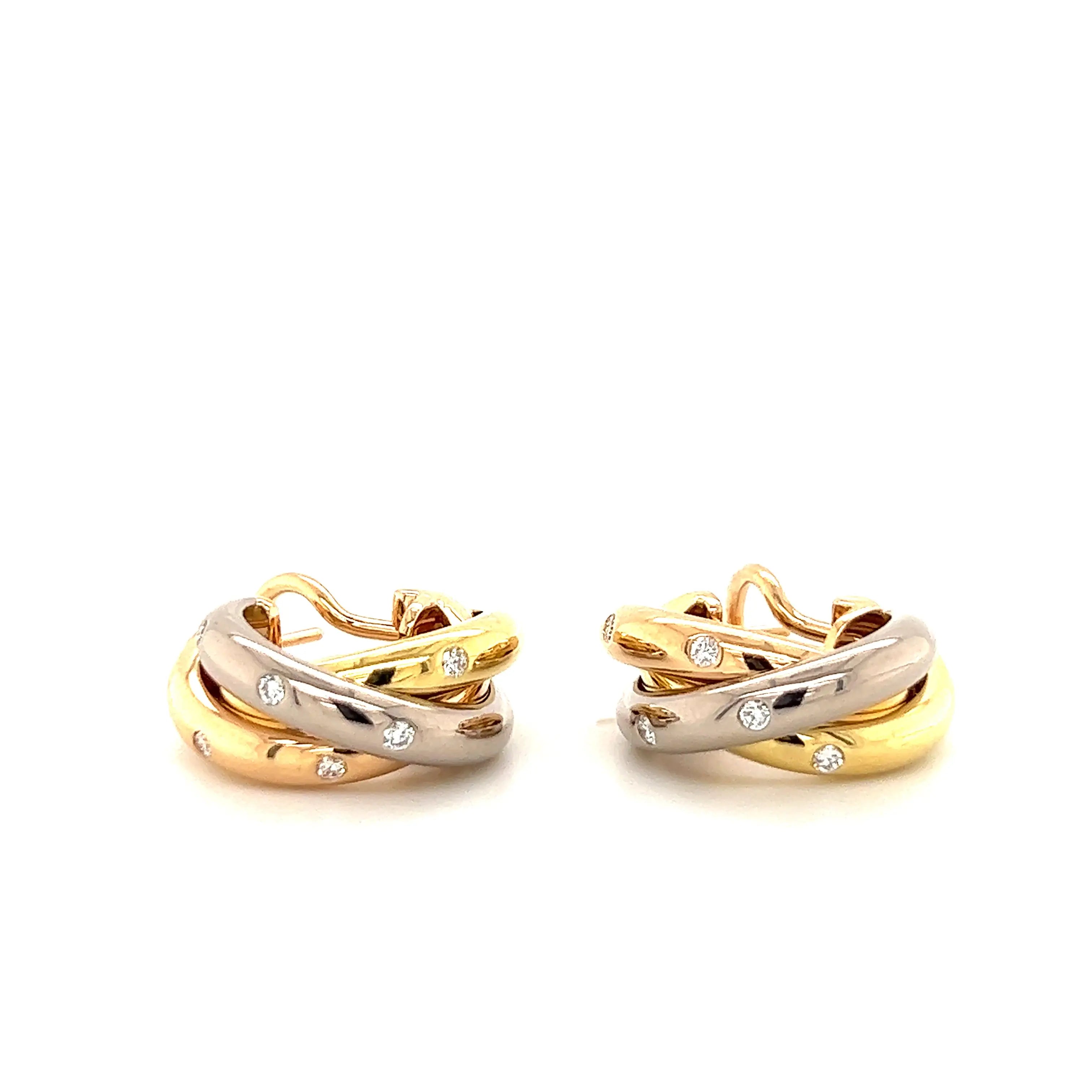 Pre-Owned | Cartier Trinity Earrings Chloe's Jewellers