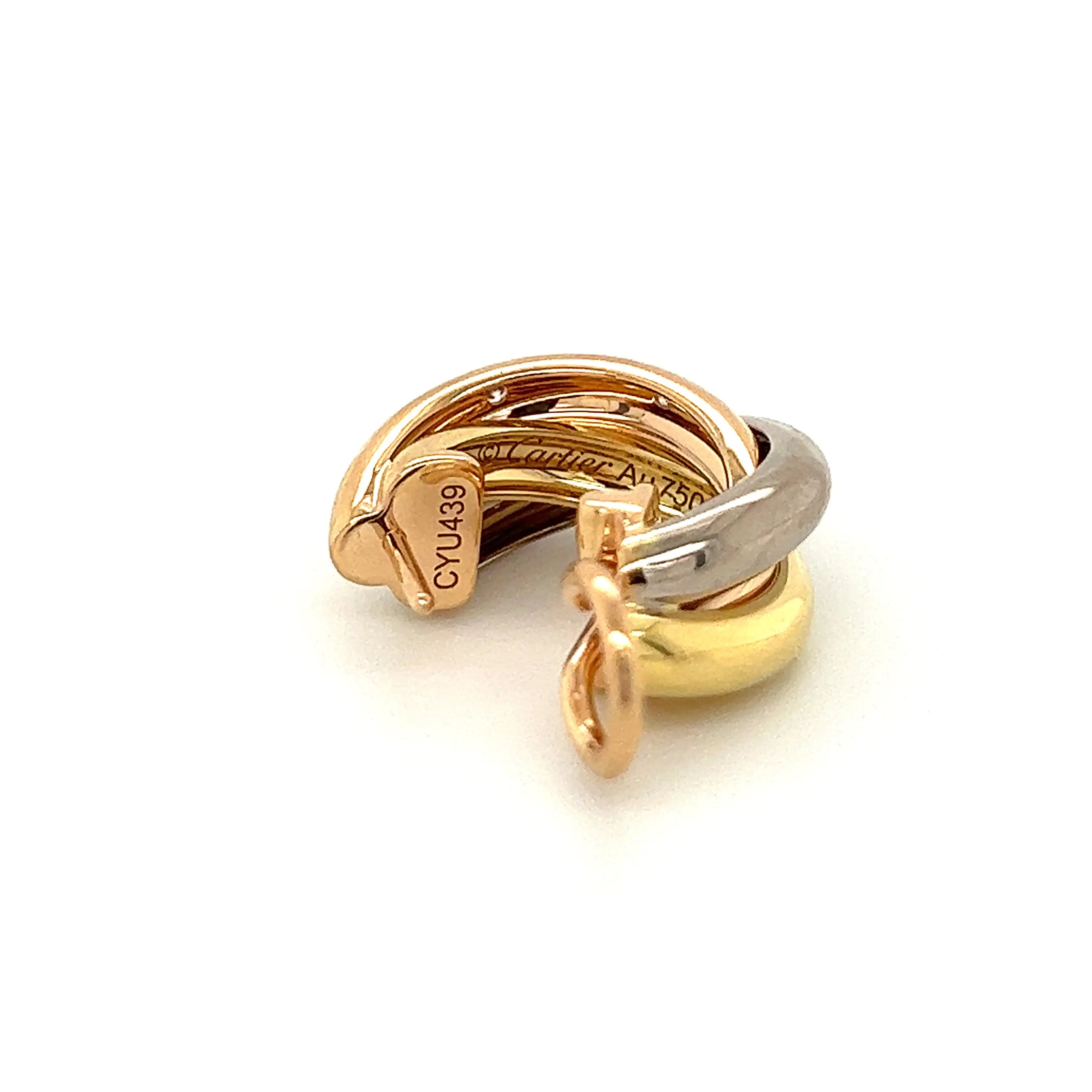 Pre-Owned | Cartier Trinity Earrings Chloe's Jewellers