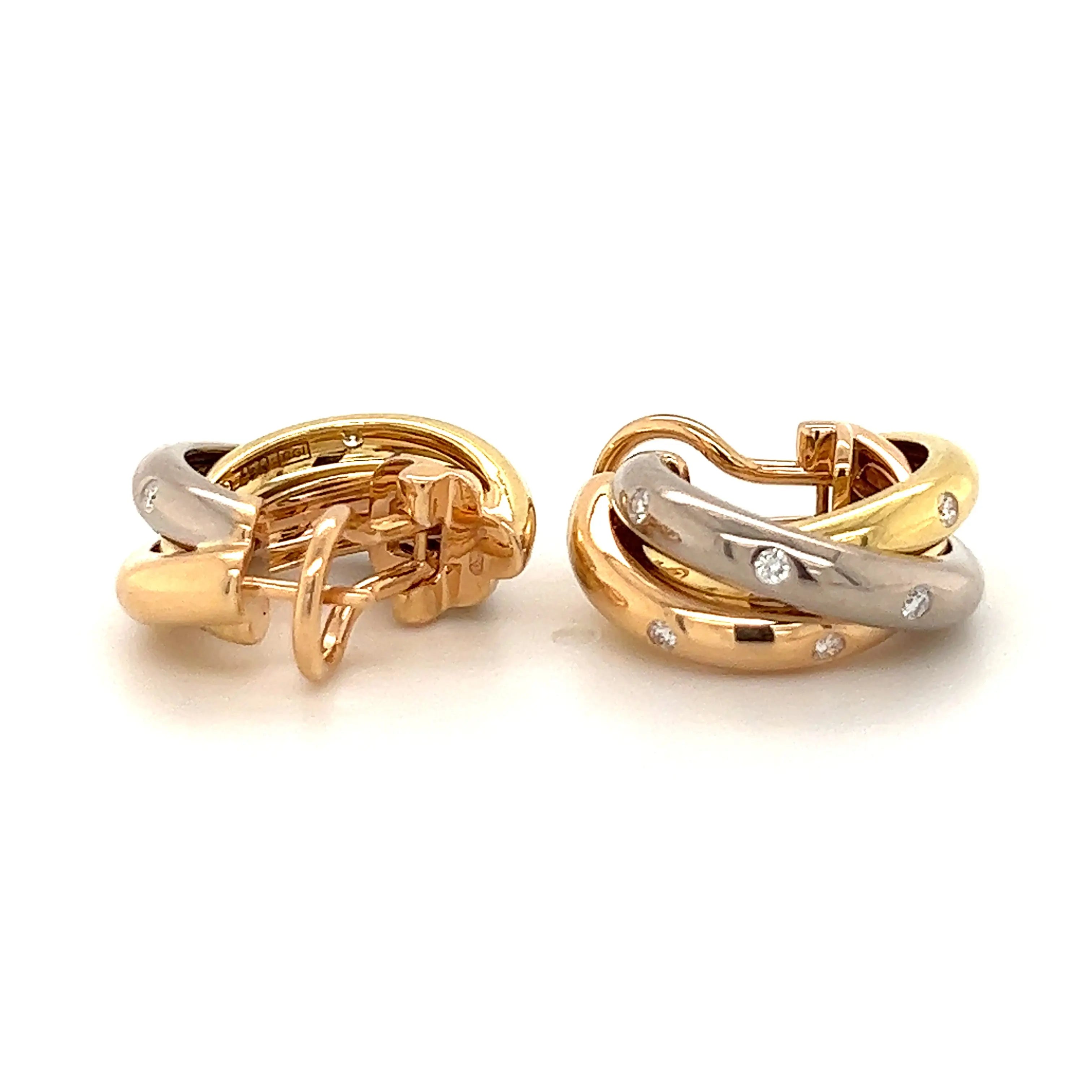 Pre-Owned | Cartier Trinity Earrings Chloe's Jewellers
