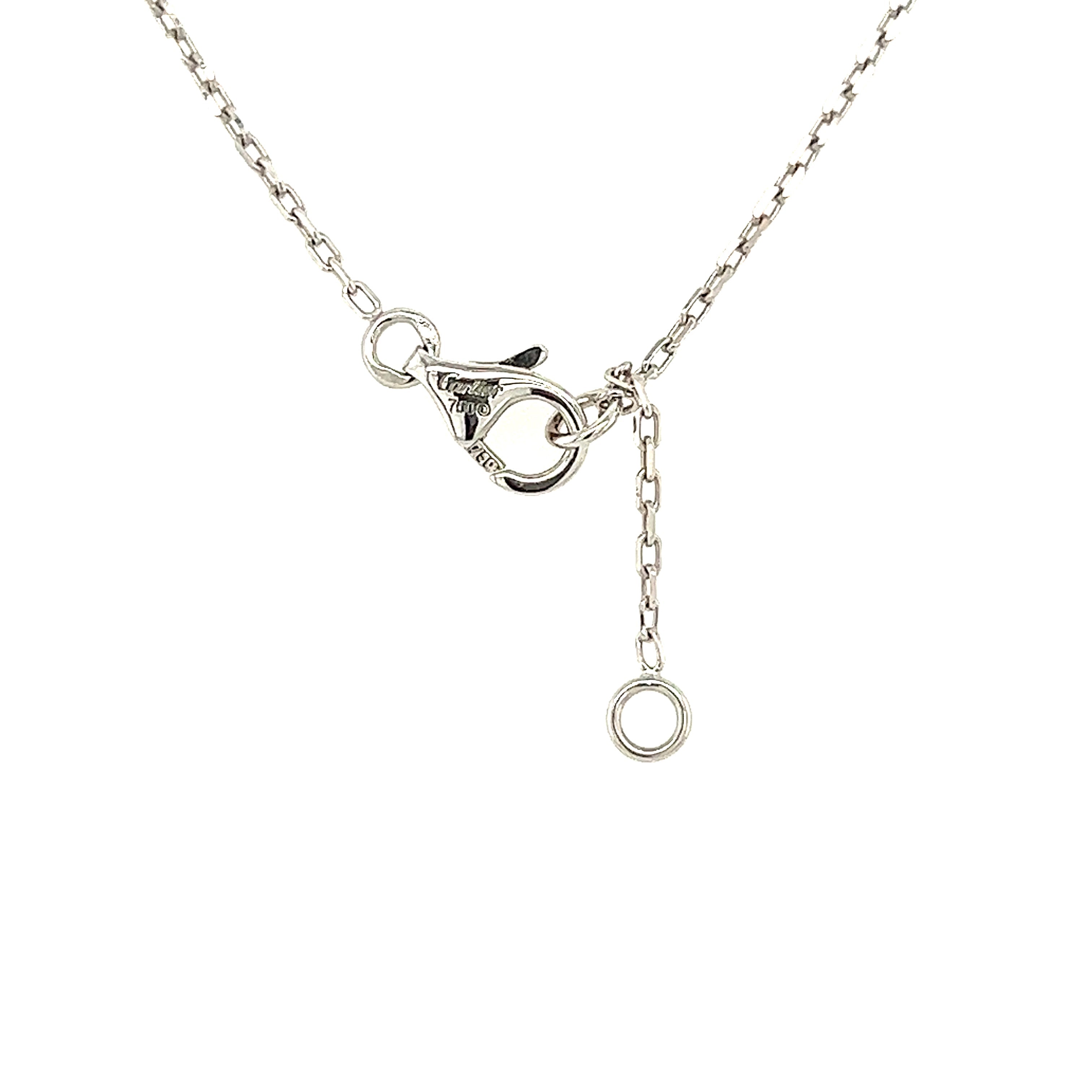 Pre-Owned Cartier Mini Heart Necklace in 18K White Gold | Diamonds Chloe's Jewellers