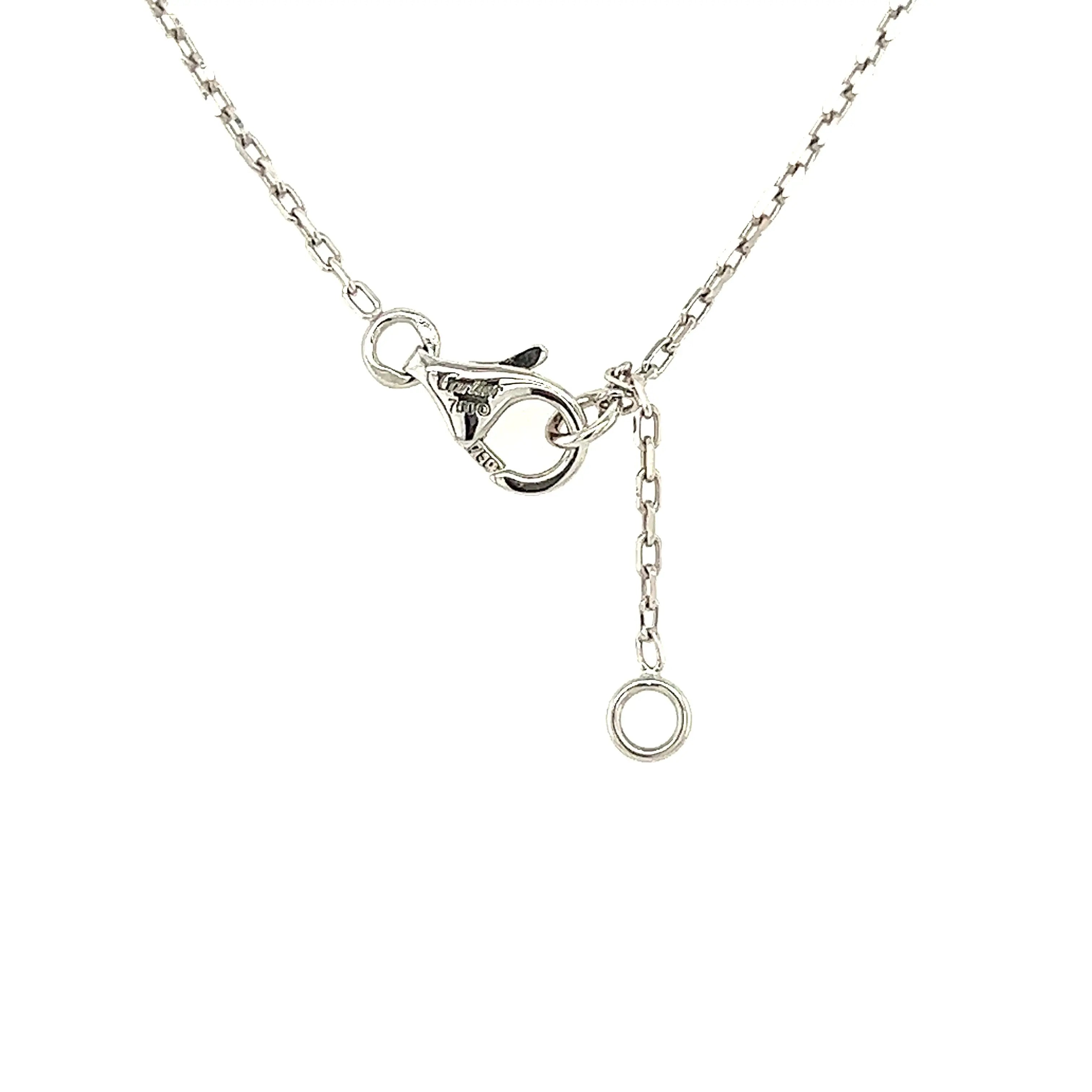 Pre-Owned Cartier Mini Heart Necklace in 18K White Gold | Diamonds Chloe's Jewellers