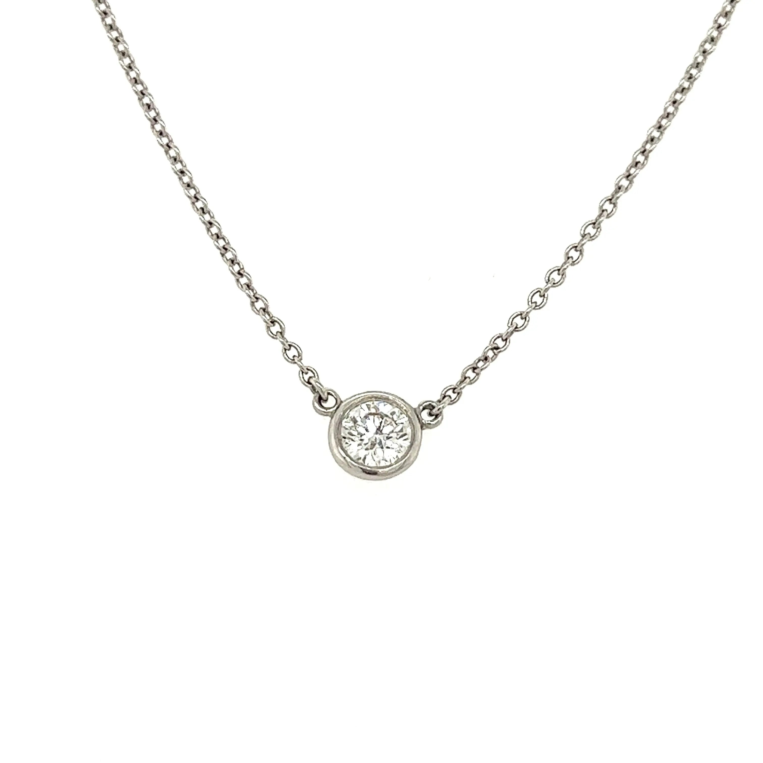 Pre-owned | Tiffany & Co. Elsa Peretti Platinum Pendant Chloe's Jewellers