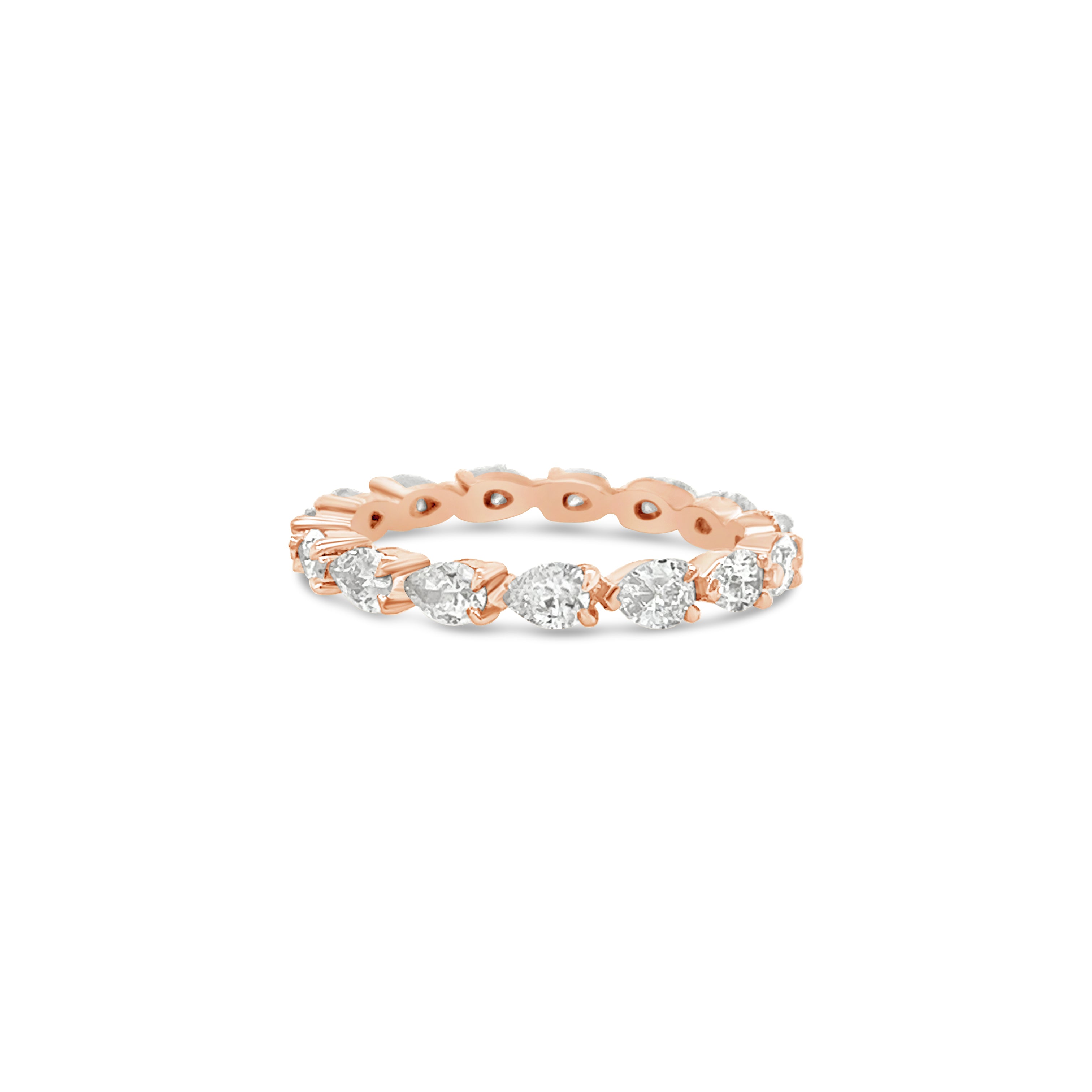 Pear Diamonds Full Eternity Ring