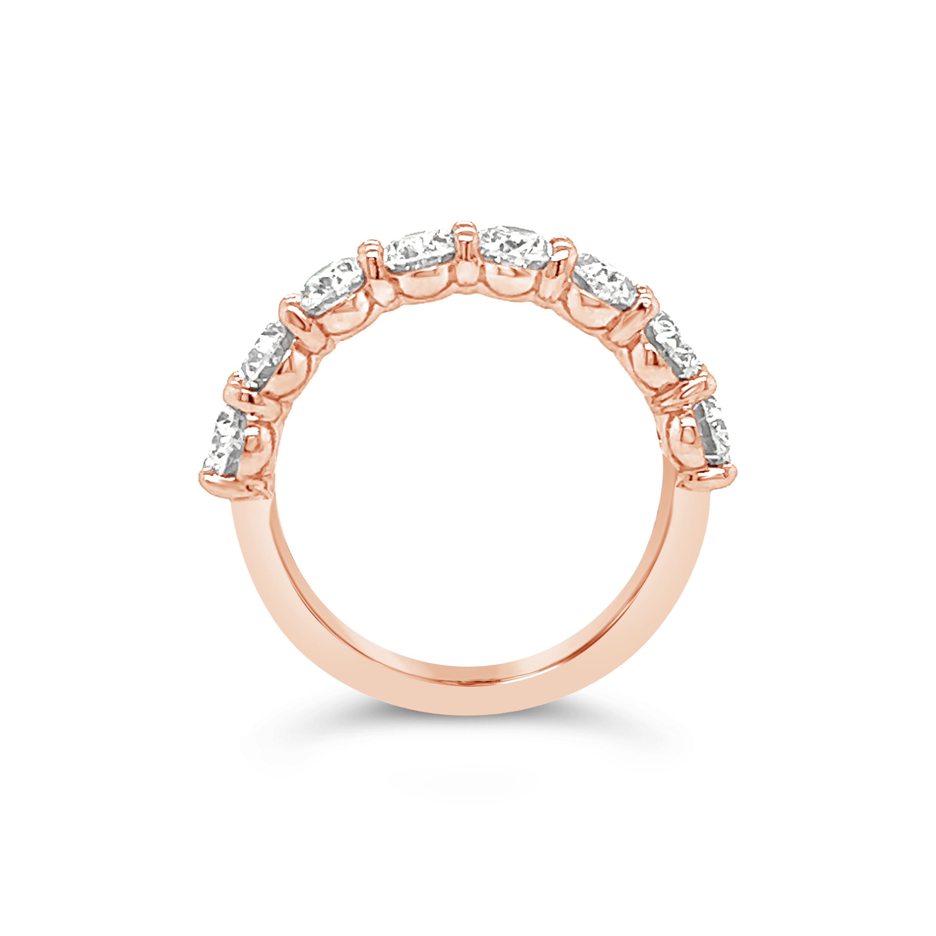 1.43ct 7-Stone Diamond Eternity Ring | F SI1 | 18K White Gold Chloe's Jewellers