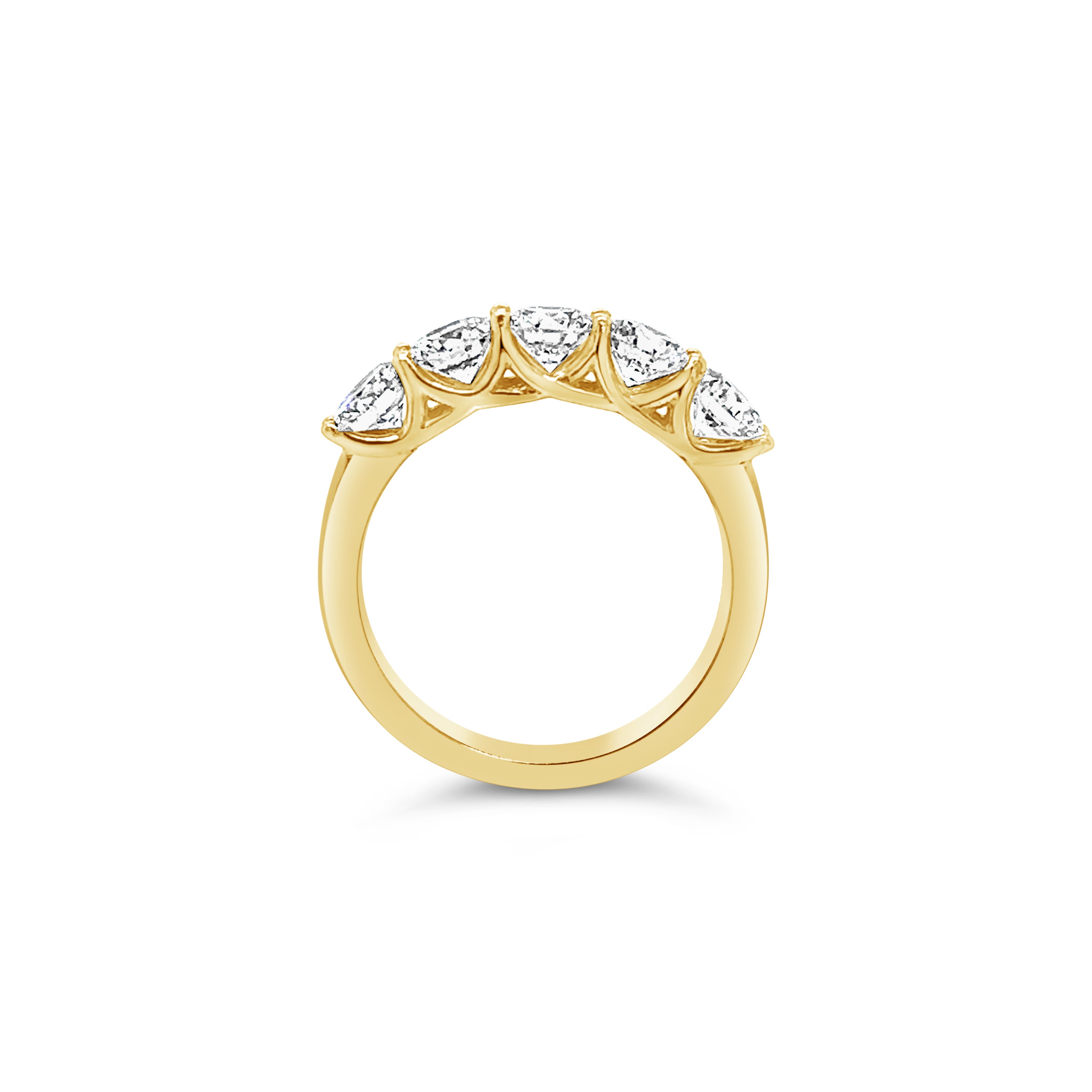 5 Stone Eternity Ring