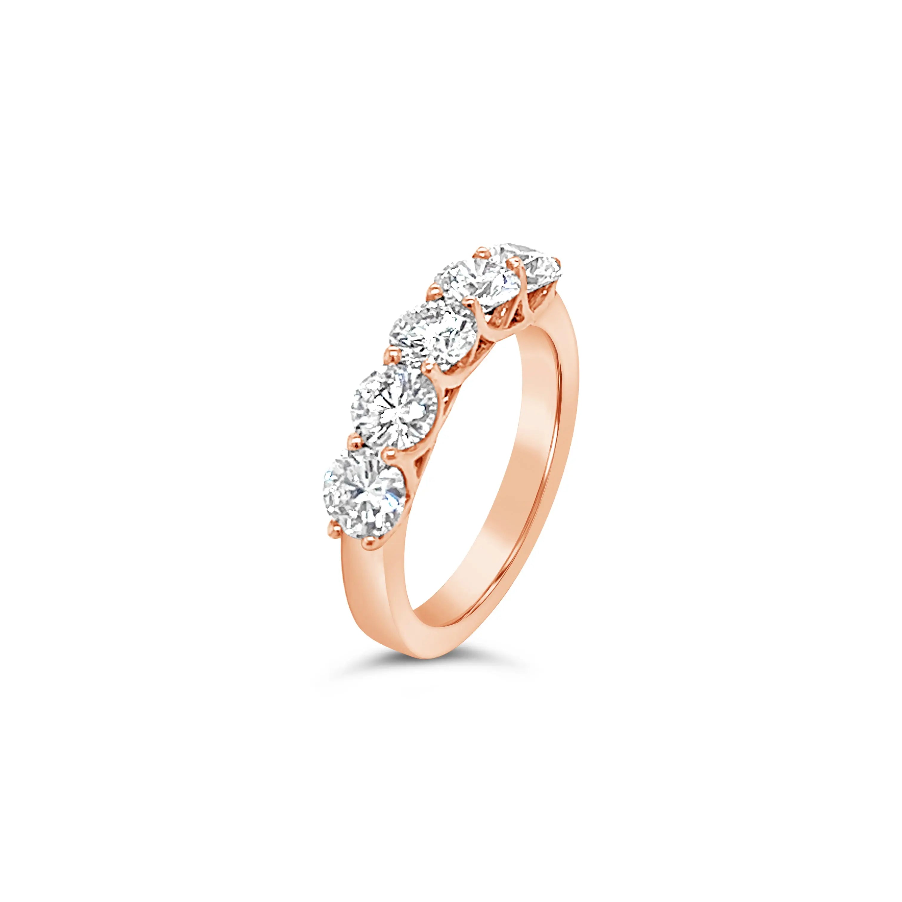 5 Stone Eternity Ring Chloe's Jewellers