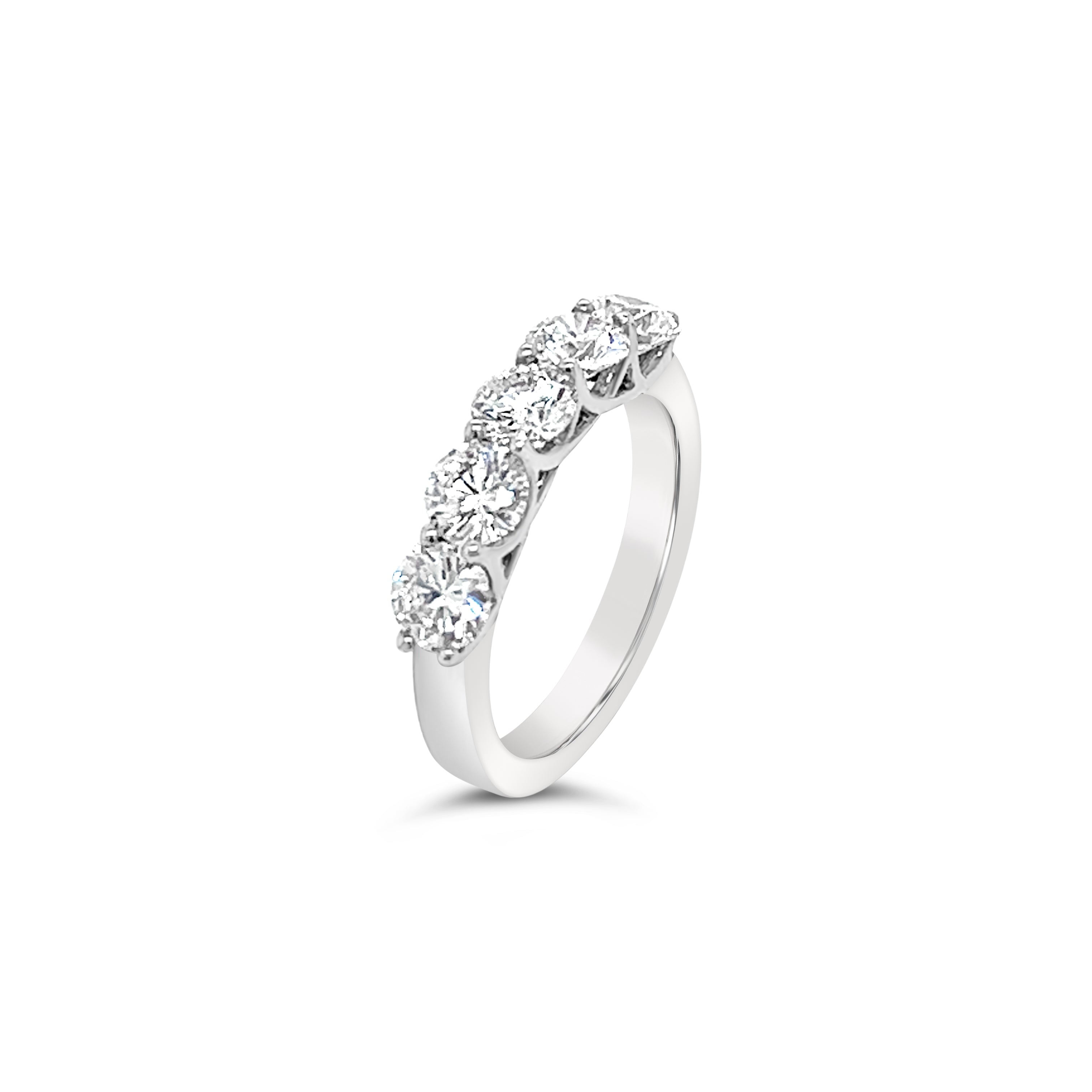 5 Stone Eternity Ring Chloe's Jewellers