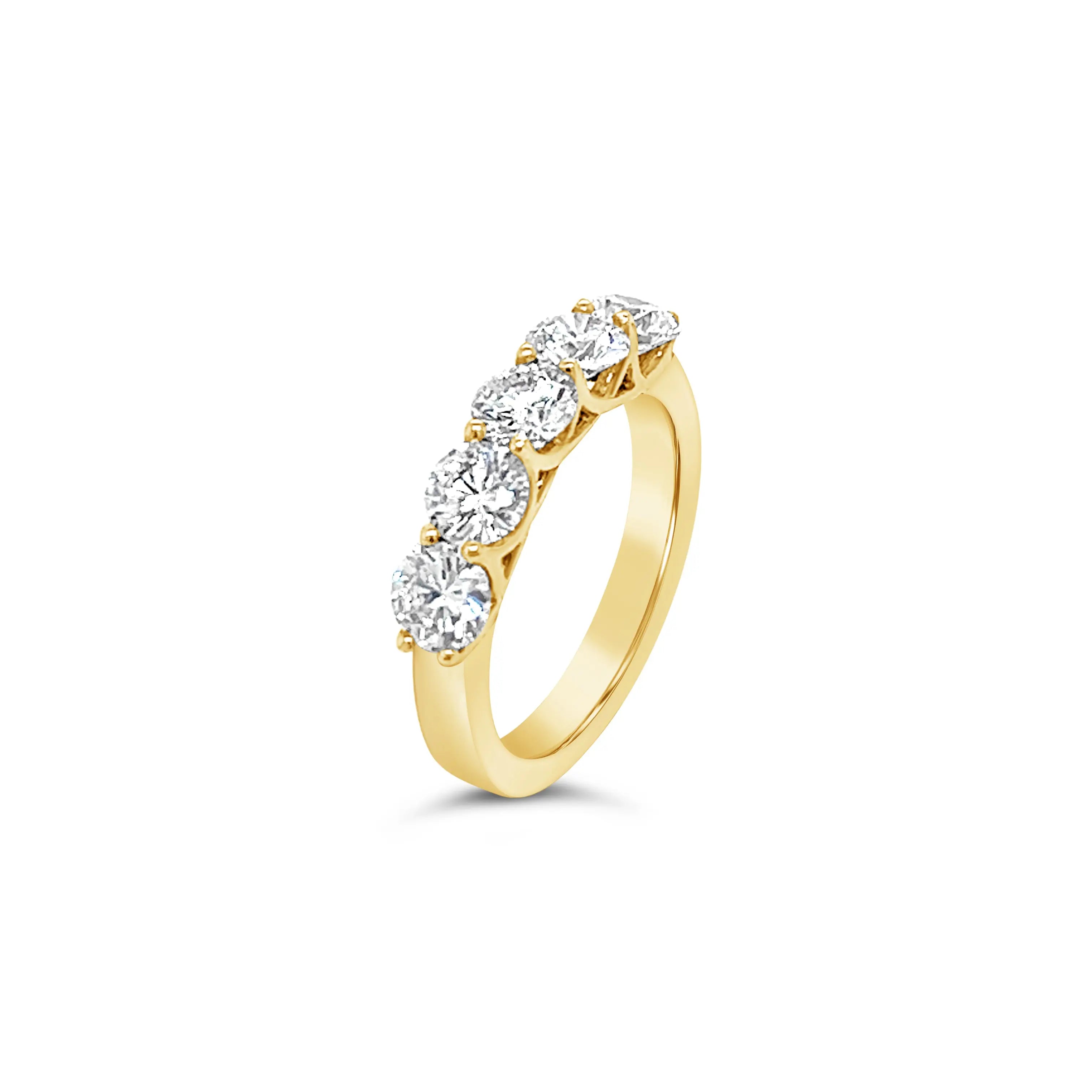 5 Stone Eternity Ring Chloe's Jewellers