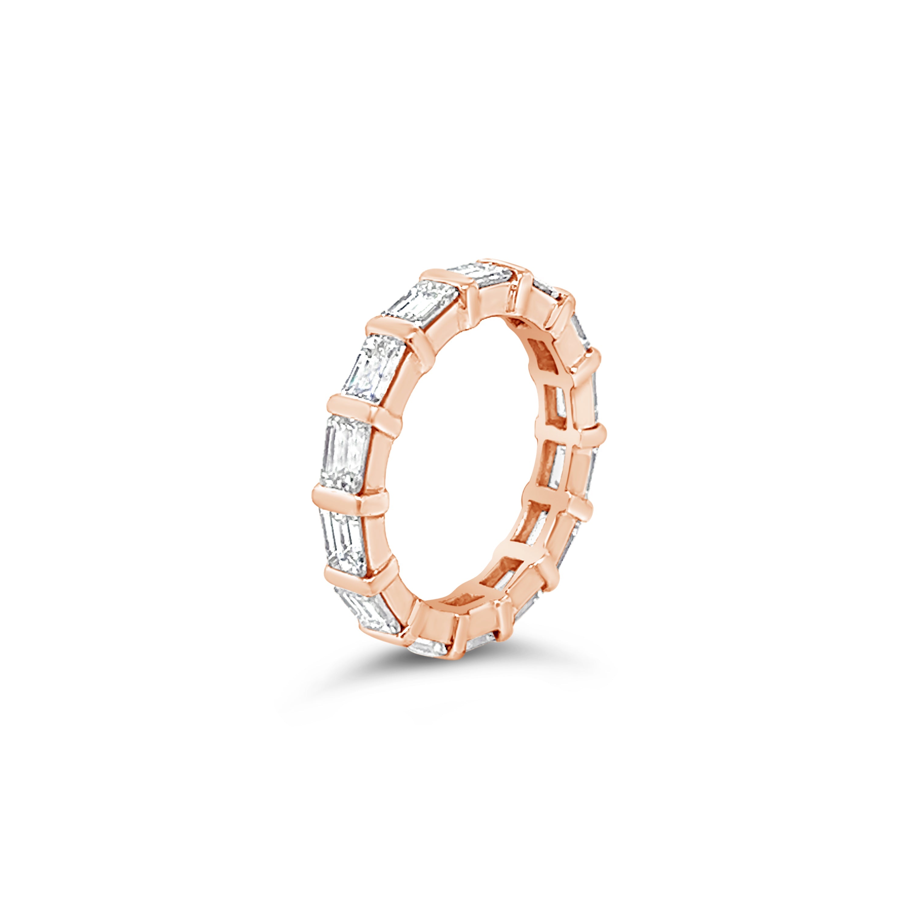 Horizontal Baguette Diamond Full Eternity Ring Chloe's Jewellers