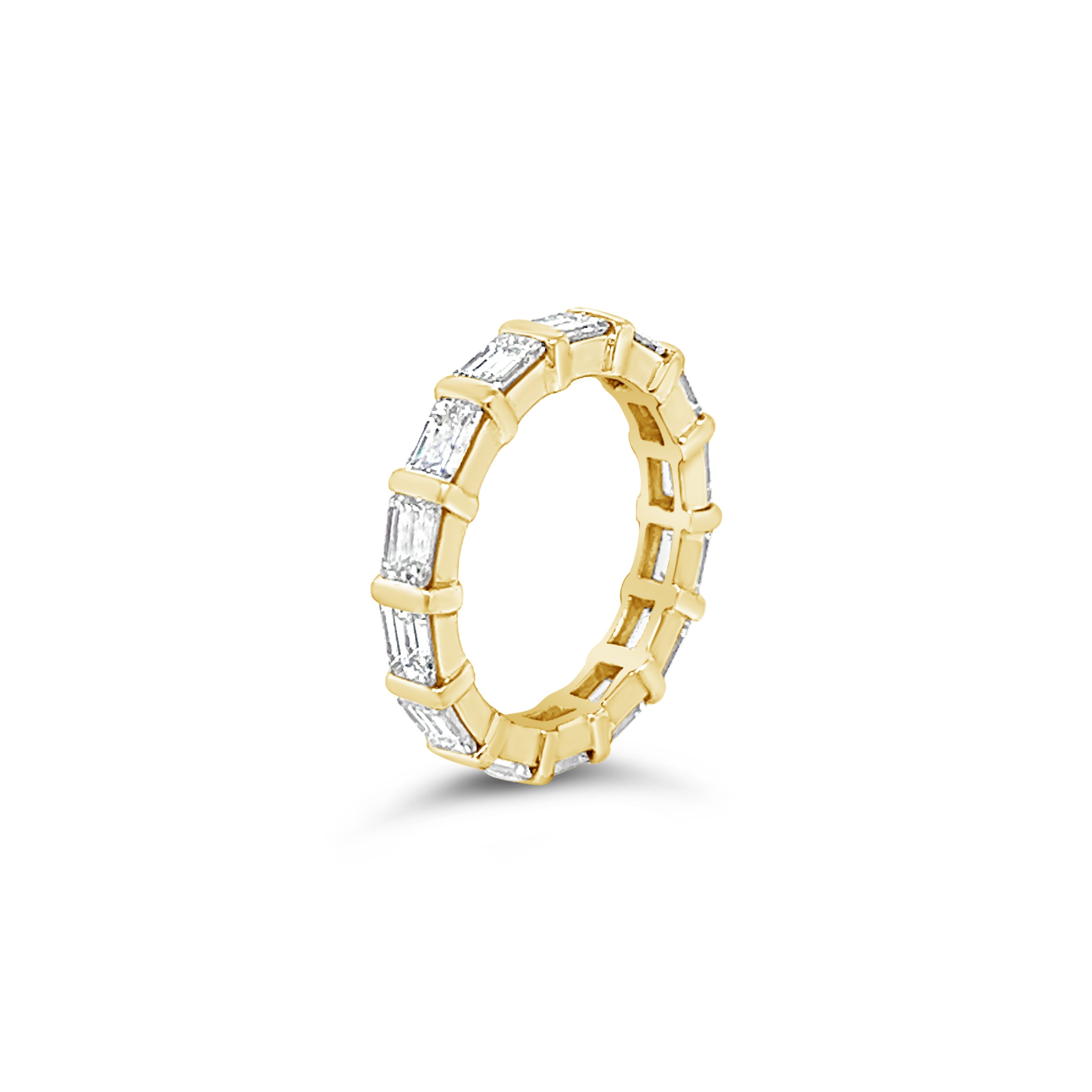 Horizontal Baguette Diamond Full Eternity Ring Chloe's Jewellers
