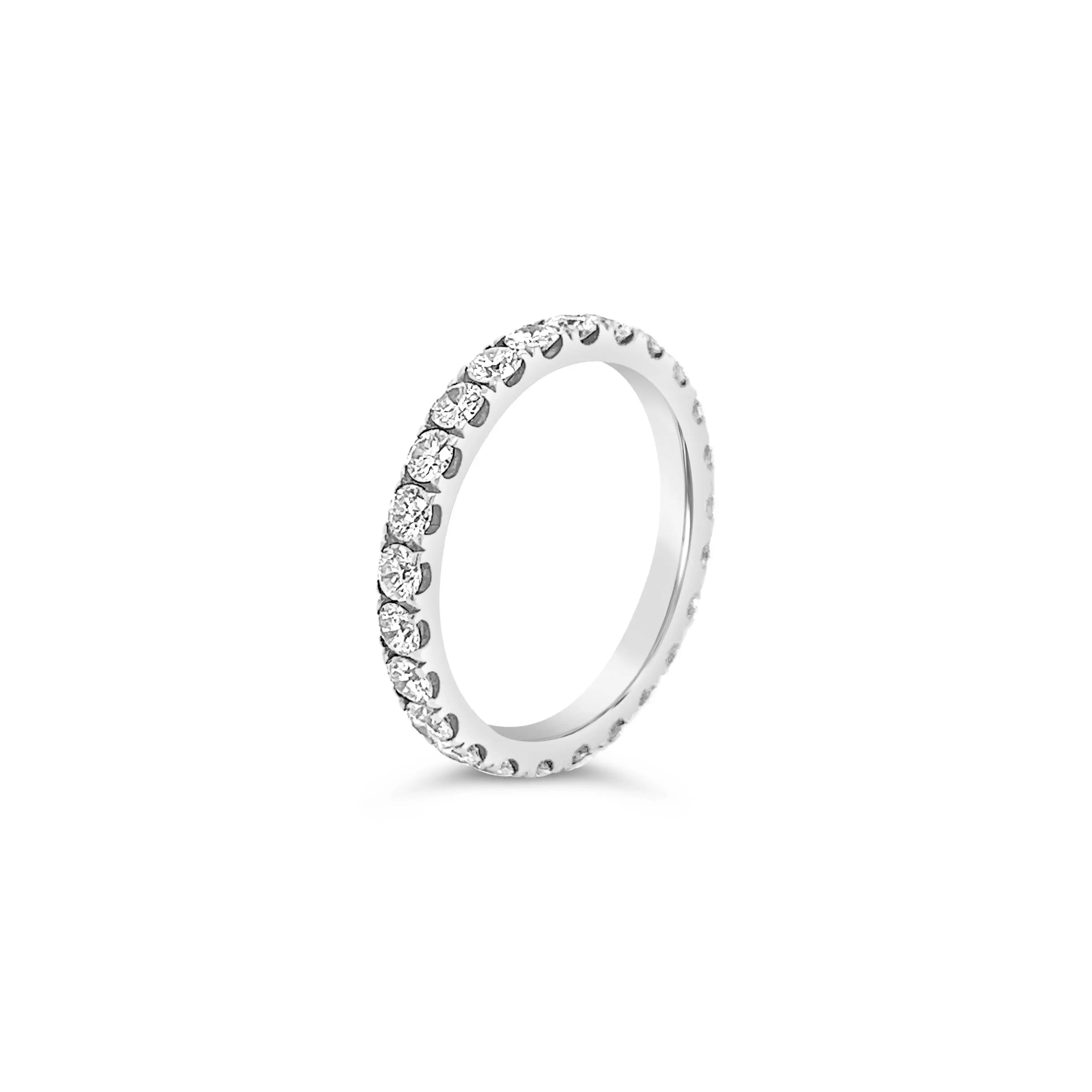 Claw Diamond Full Eternity Ring Chloe's Jewellers