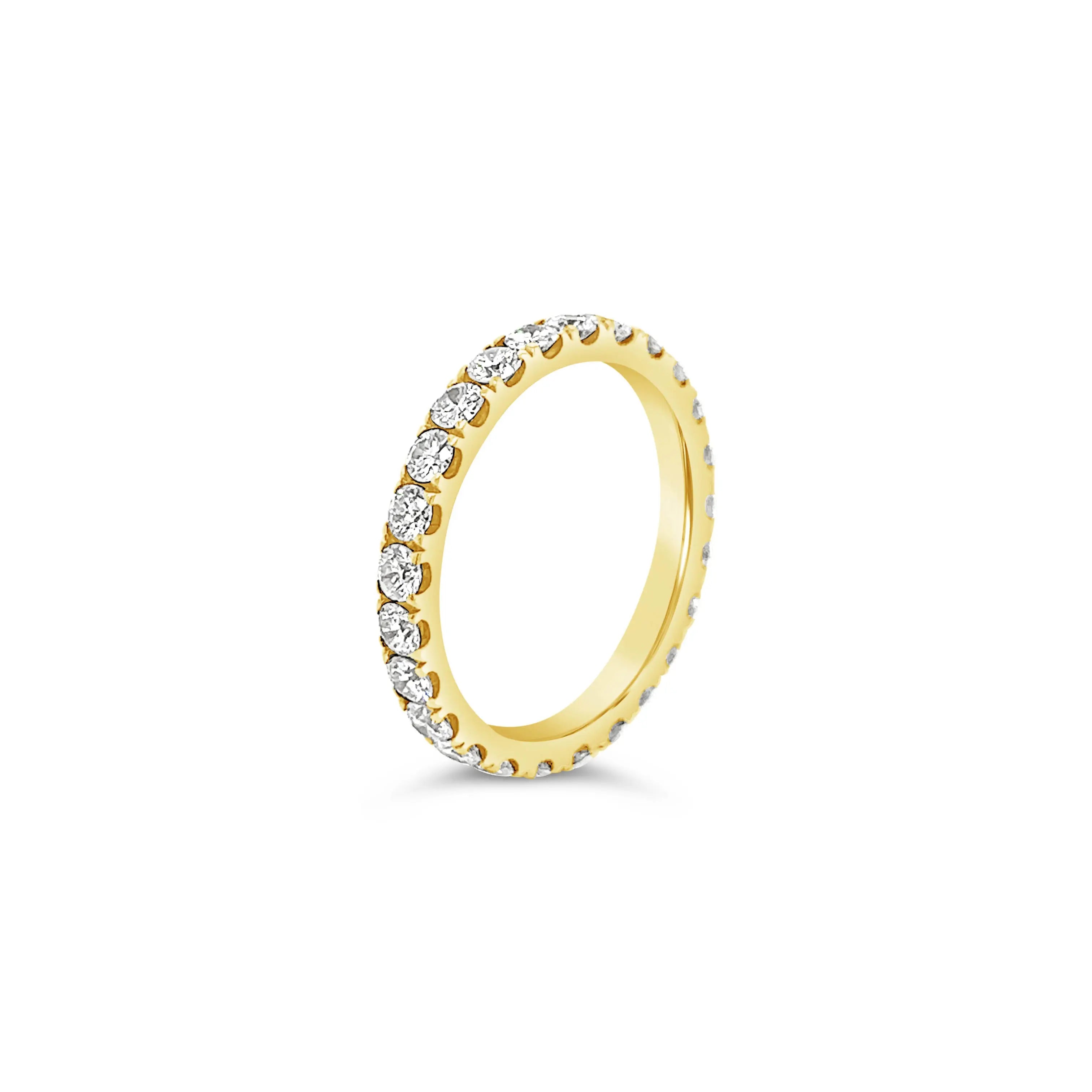 Claw Diamond Full Eternity Ring Chloe's Jewellers