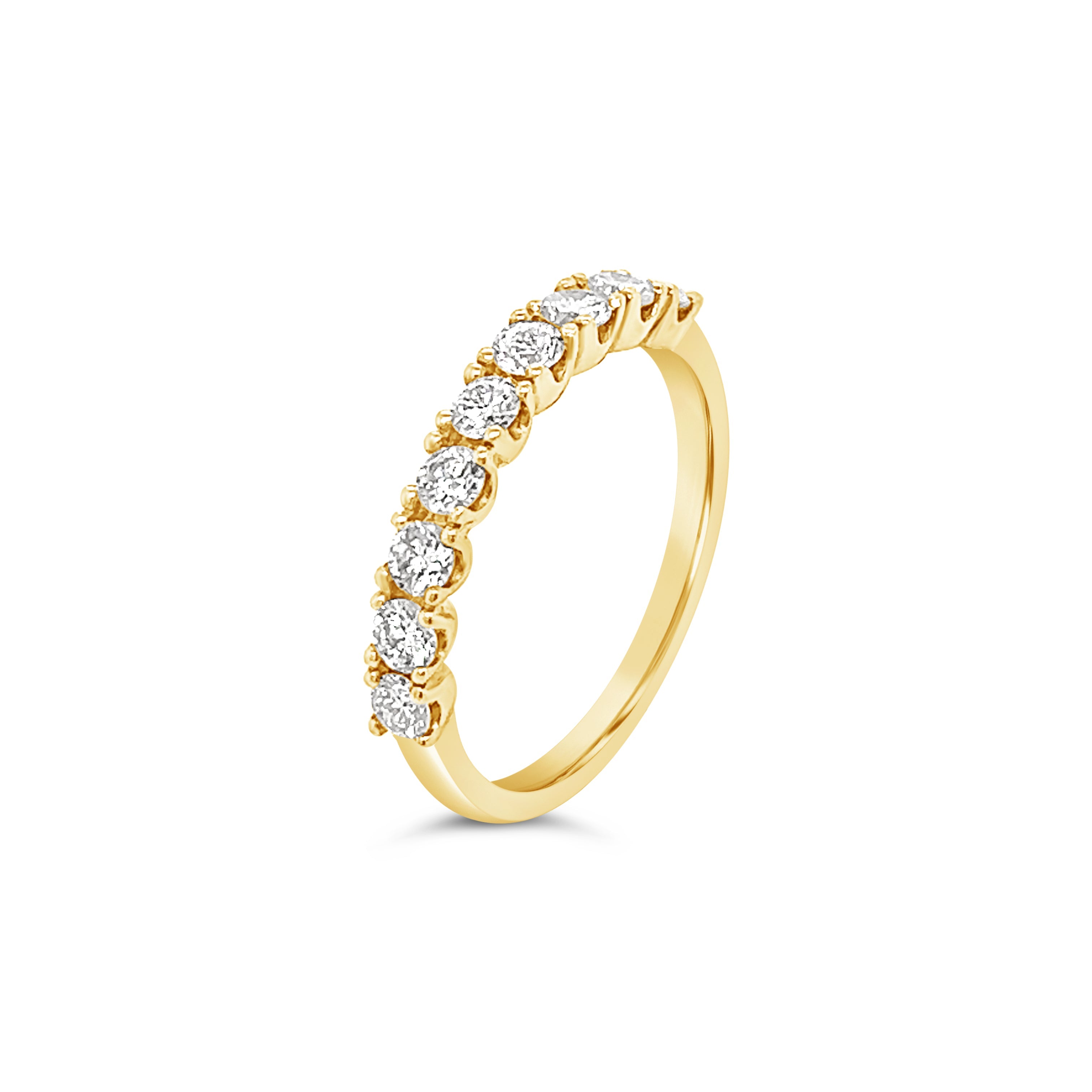9 Stone Diamond Half Eternity Ring Chloe's Jewellers