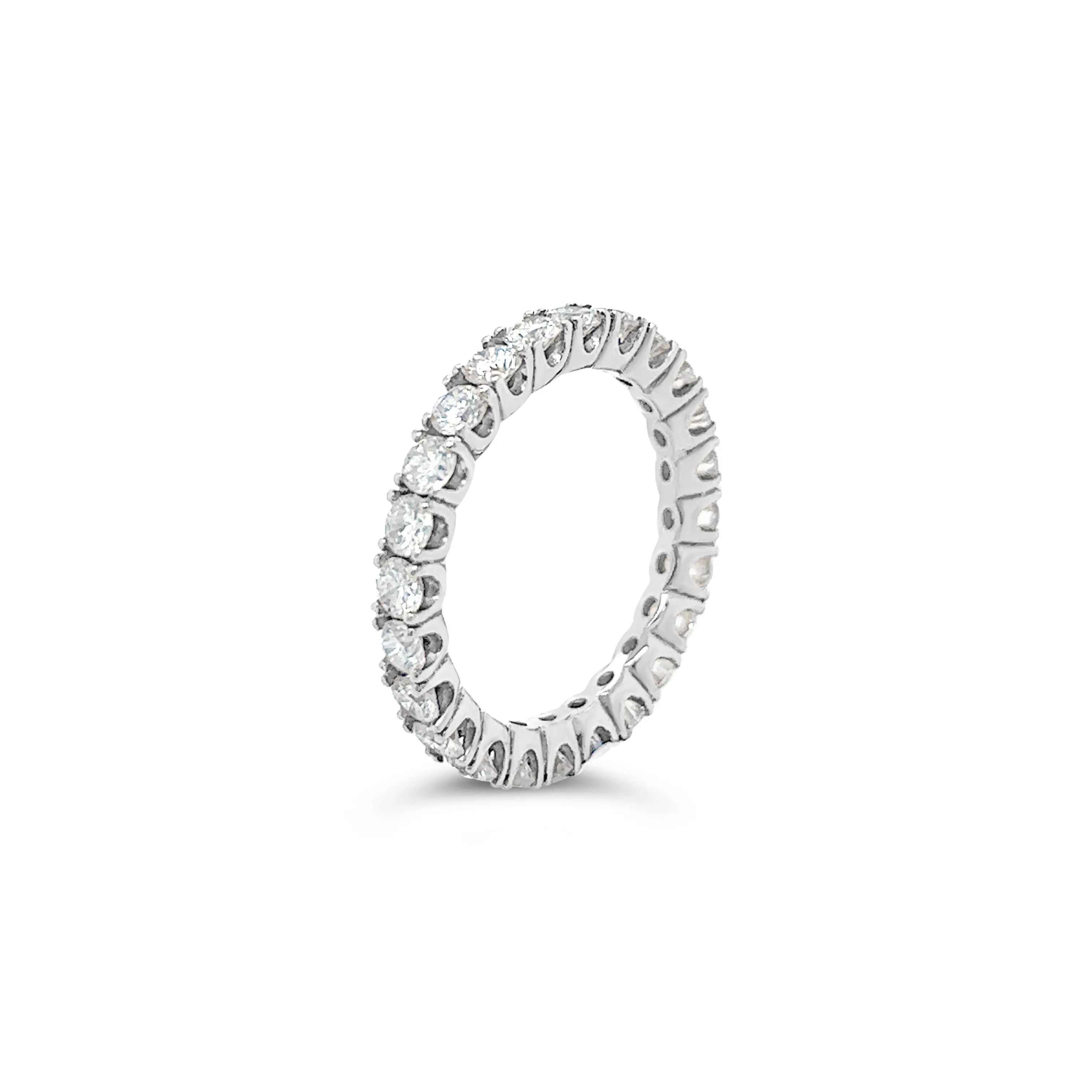 Claw Set Diamond Full Eternity Ring Chloe's Jewellers