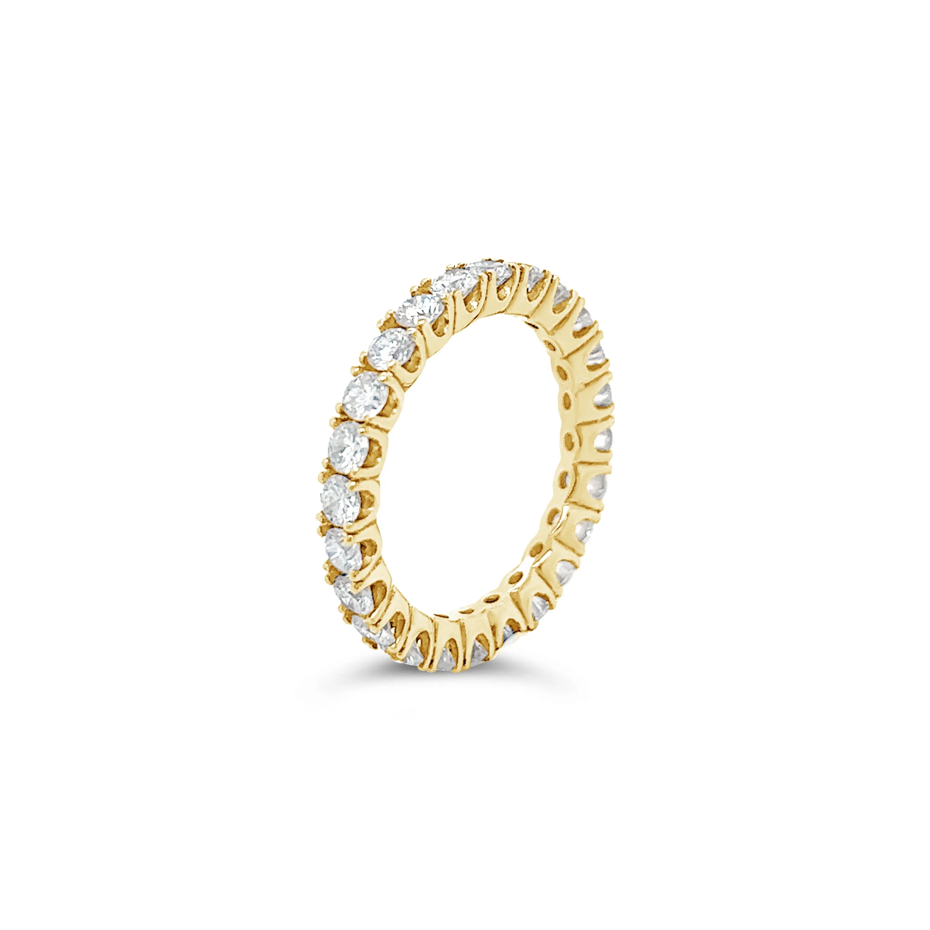 Claw Set Diamond Full Eternity Ring Chloe's Jewellers