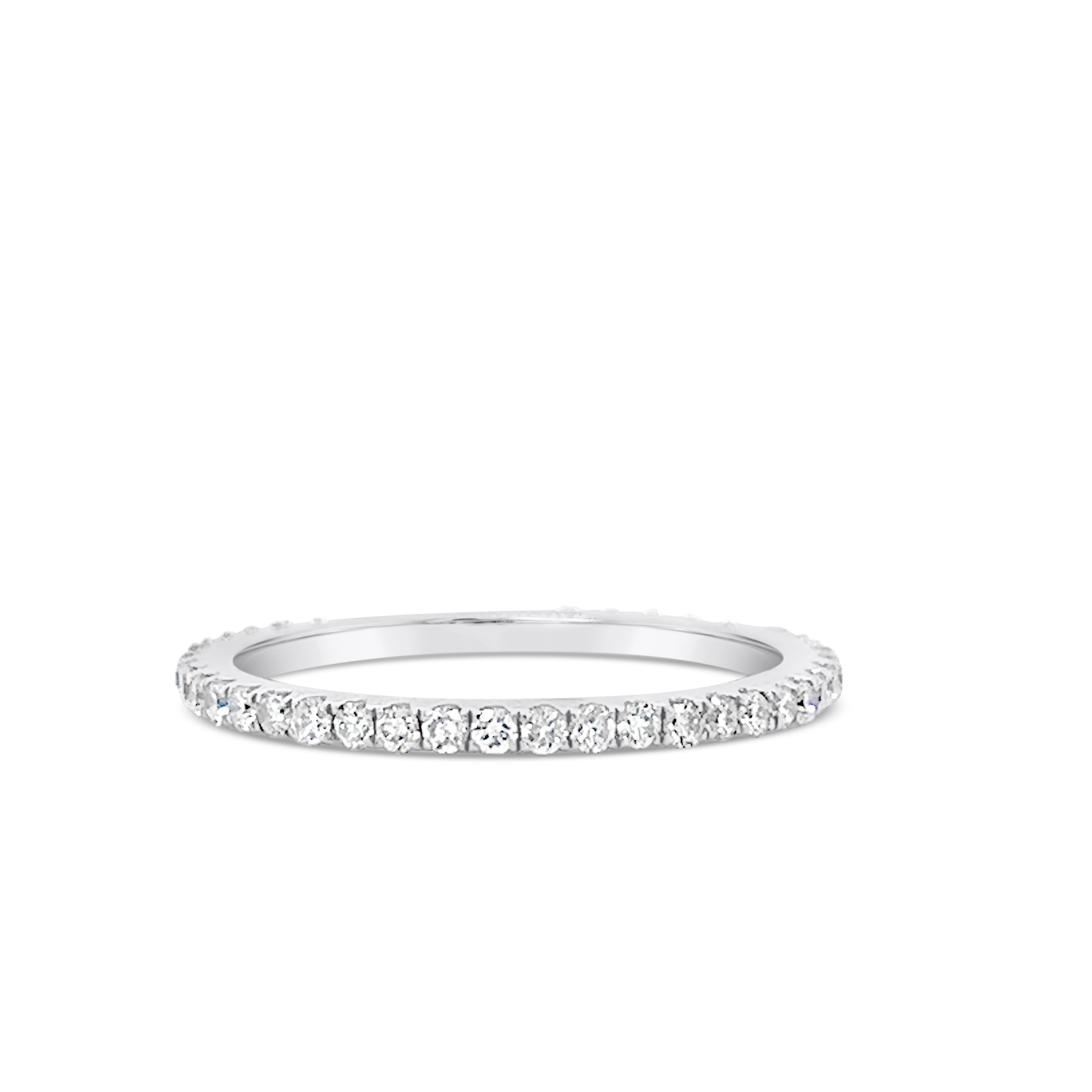 Pave Diamond Full Eternity Ring Chloe's Jewellers