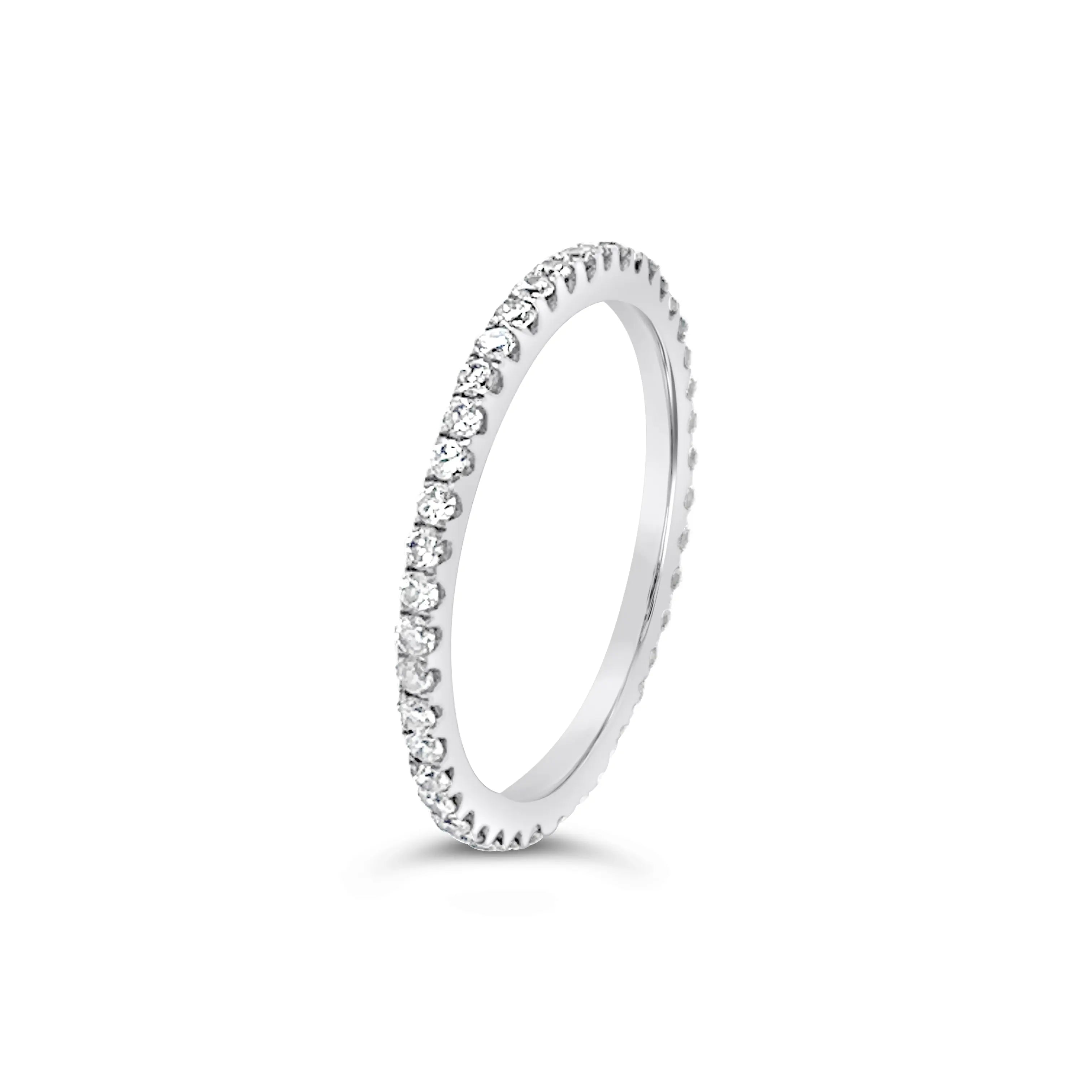 Pave Diamond Full Eternity Ring Chloe's Jewellers