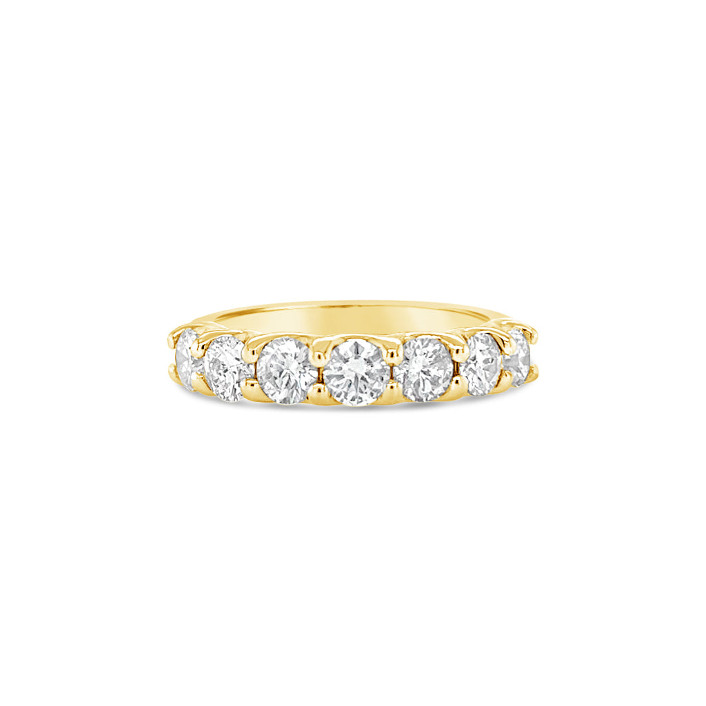 Round Diamond Eternity Ring 18k Gold