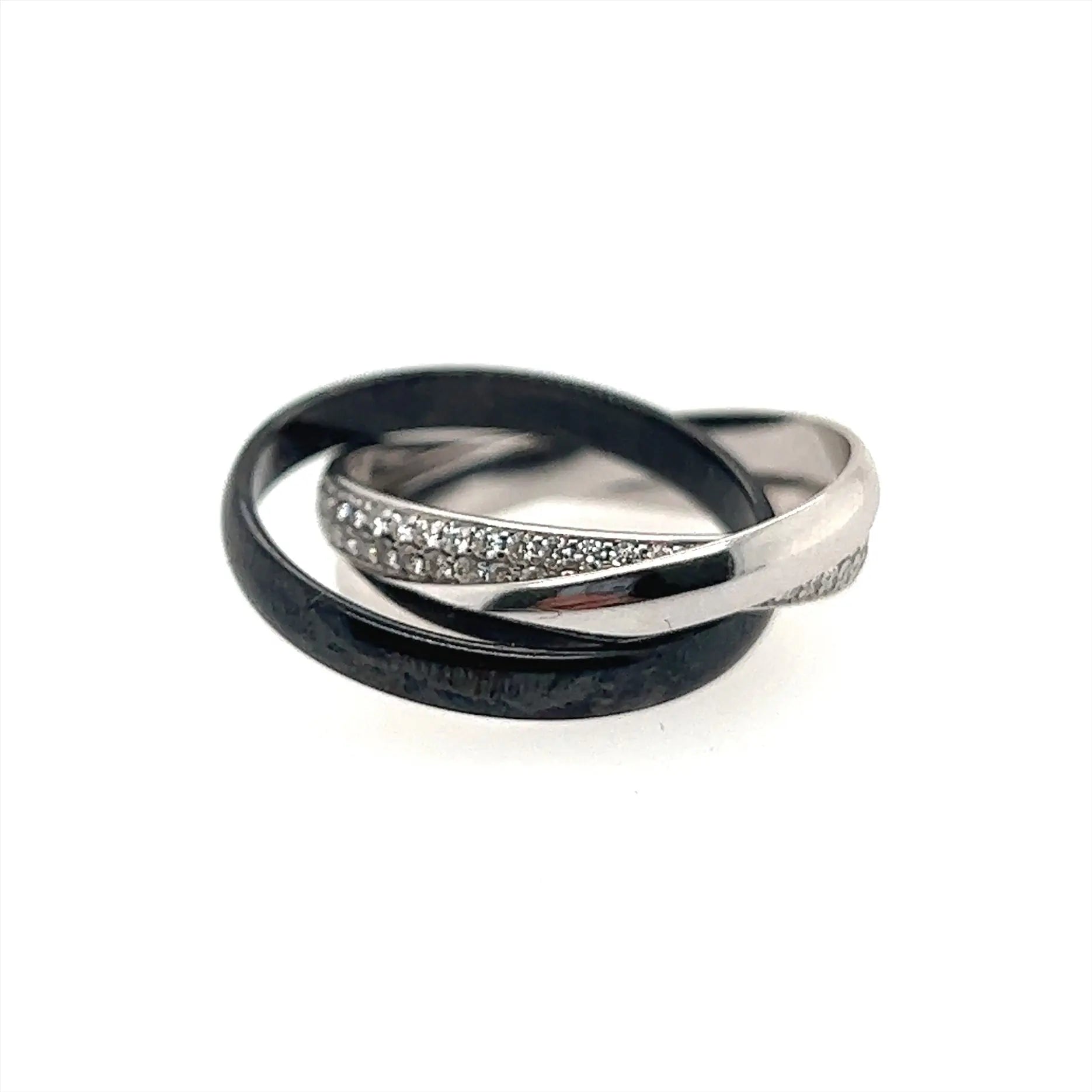 Pre-Owned Cartier Trinity Ceramic Ring Chloe's Jewellers