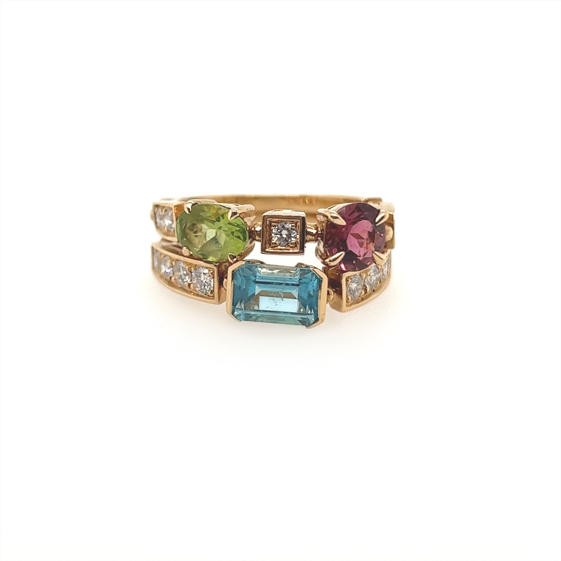 Pre-Owned | BVLGARI Allegra Multi-stone ring Chloe's Jewellers