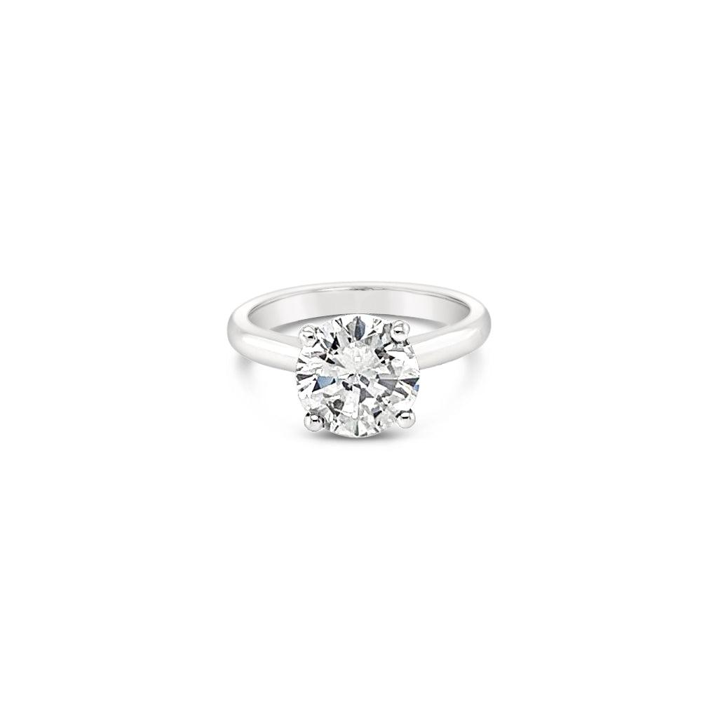 Lily Round Solitaire Ring