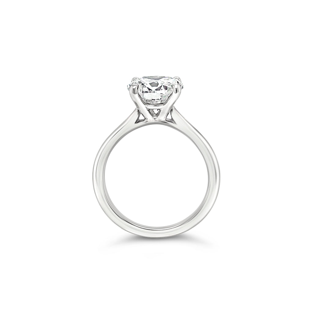 Lily Round Solitaire Ring