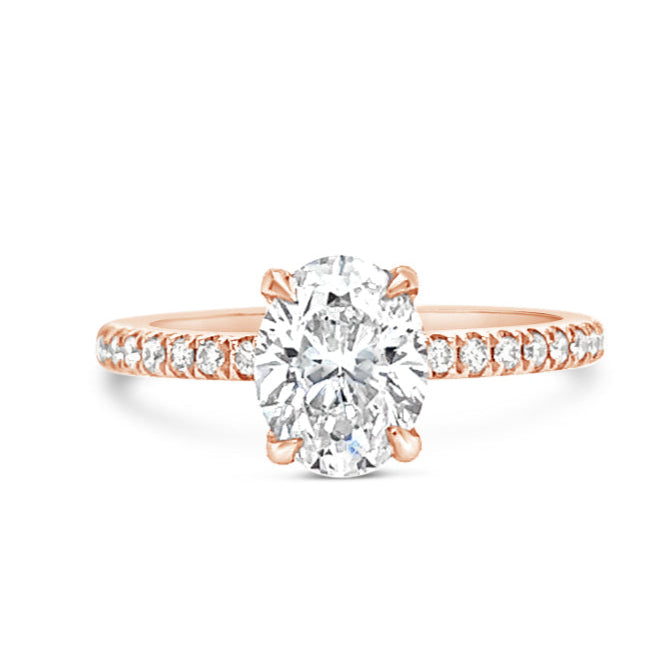 1.20ct Dahlia Oval Diamond Ring