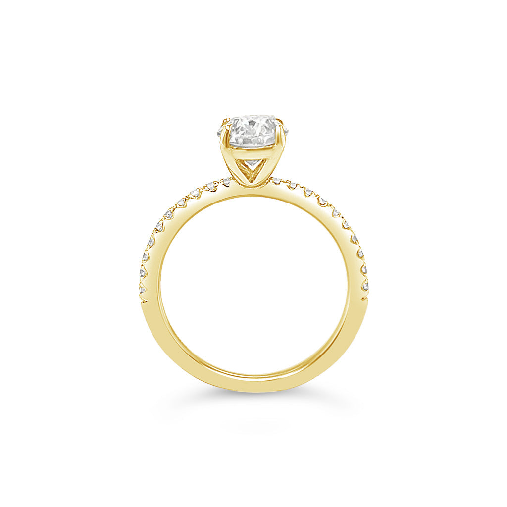 1.20ct Dahlia Oval Diamond Ring Chloe's Jewellers