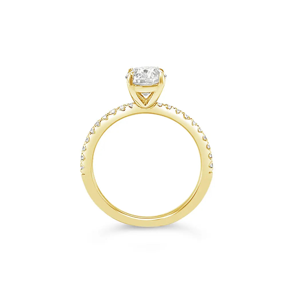 1.20ct Dahlia Oval Diamond Ring Chloe's Jewellers