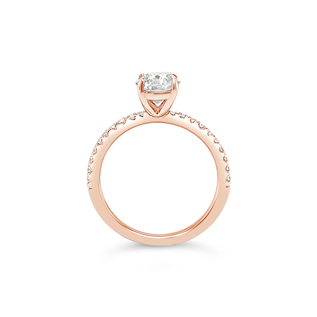1.20ct Dahlia Oval Diamond Ring Chloe's Jewellers