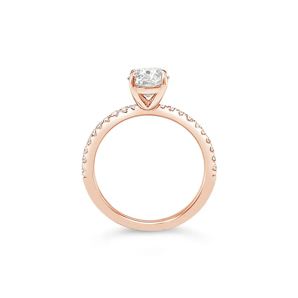 1.20ct Dahlia Oval Diamond Ring Chloe's Jewellers