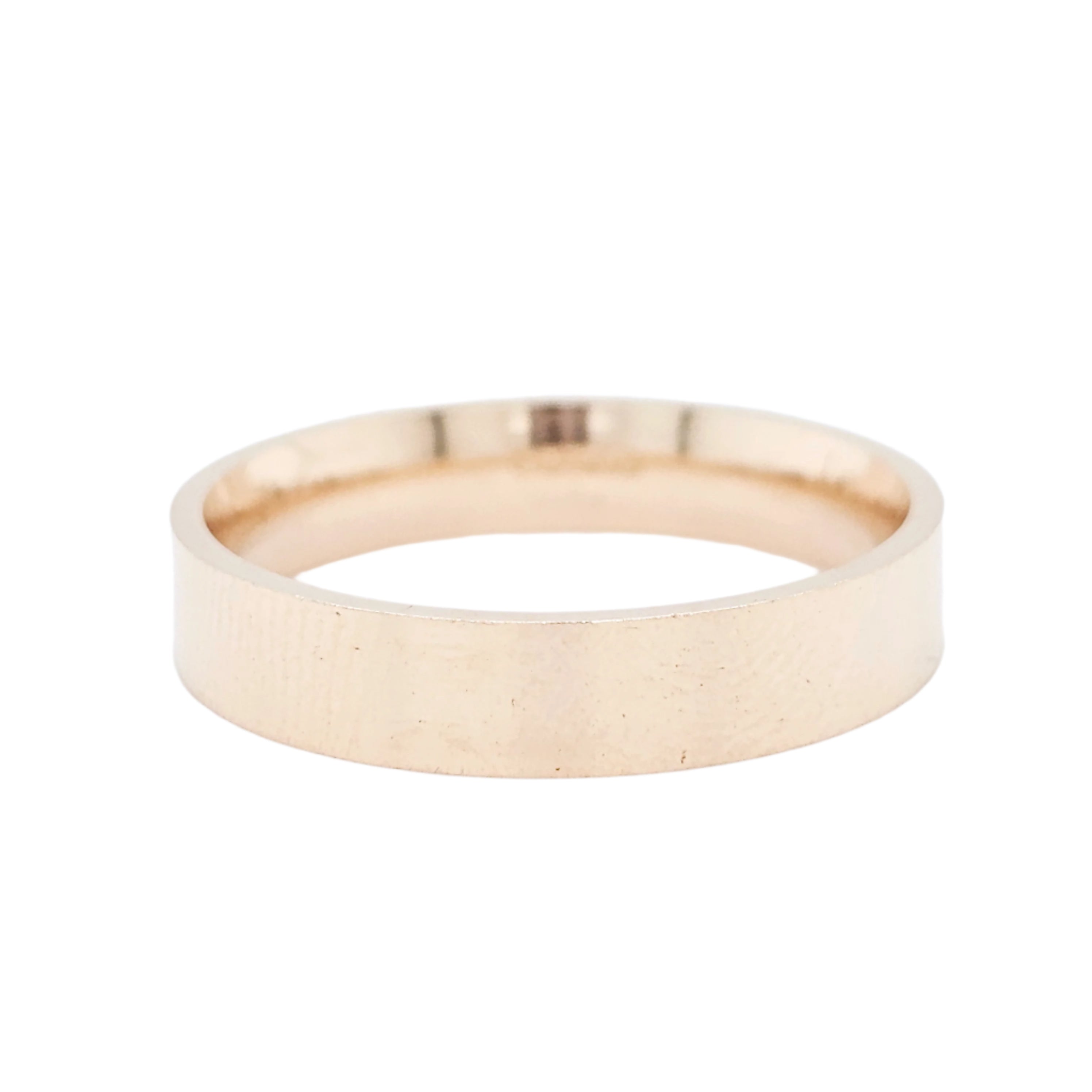 Wedding rings for him | Mens gold wedding bands | Size - R 1/2 | 5.00 mm